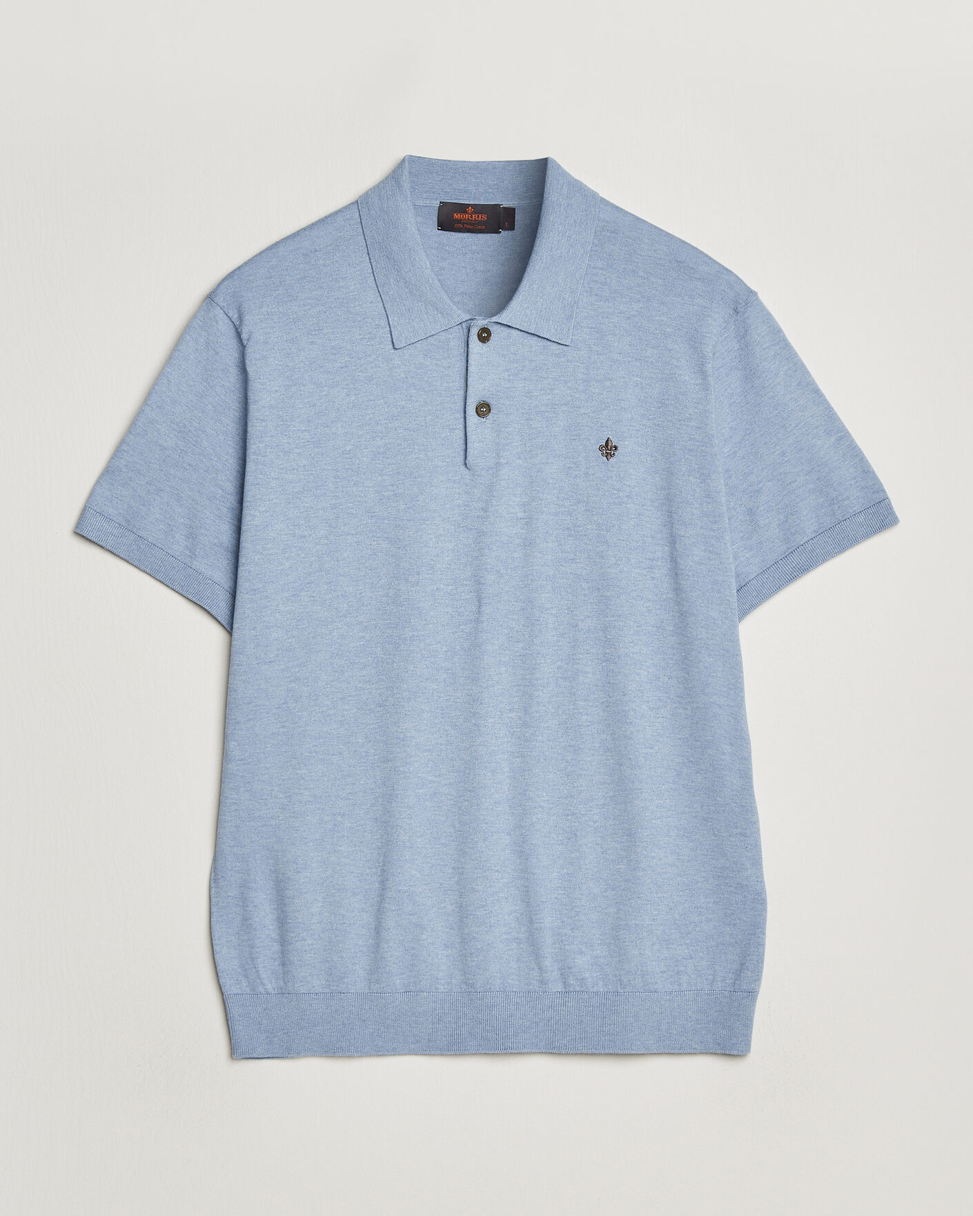 Herre | Polotrøjer | Morris | Riley Short Sleeve Polo Light Blue