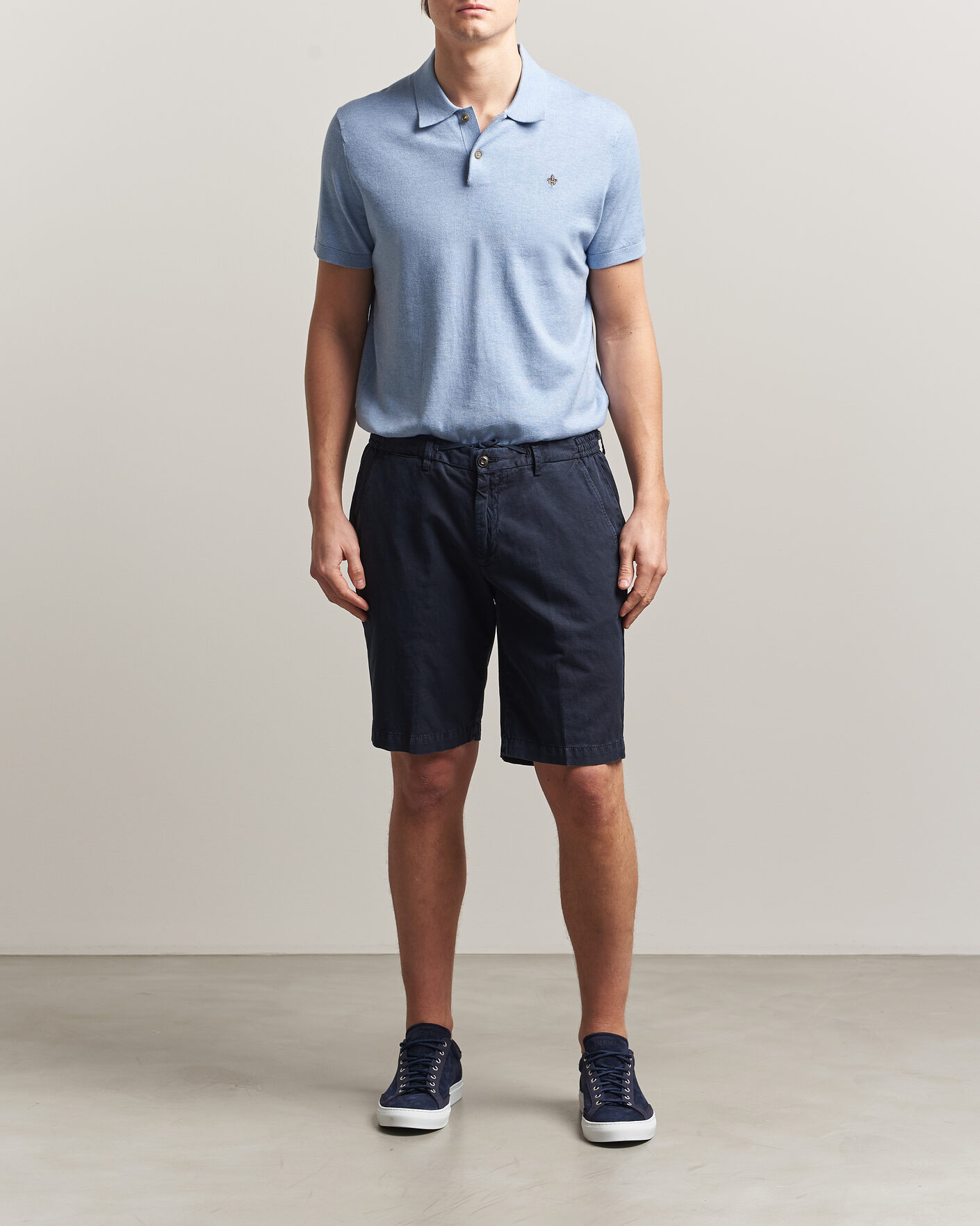 Herre | Polotrøjer | Morris | Riley Short Sleeve Polo Light Blue