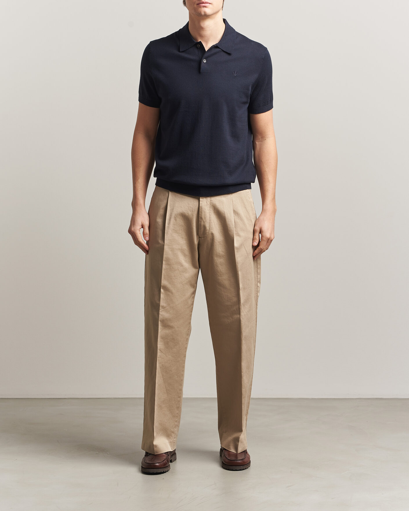 Herre | Polotrøjer | Morris | Riley Short Sleeve Polo Navy