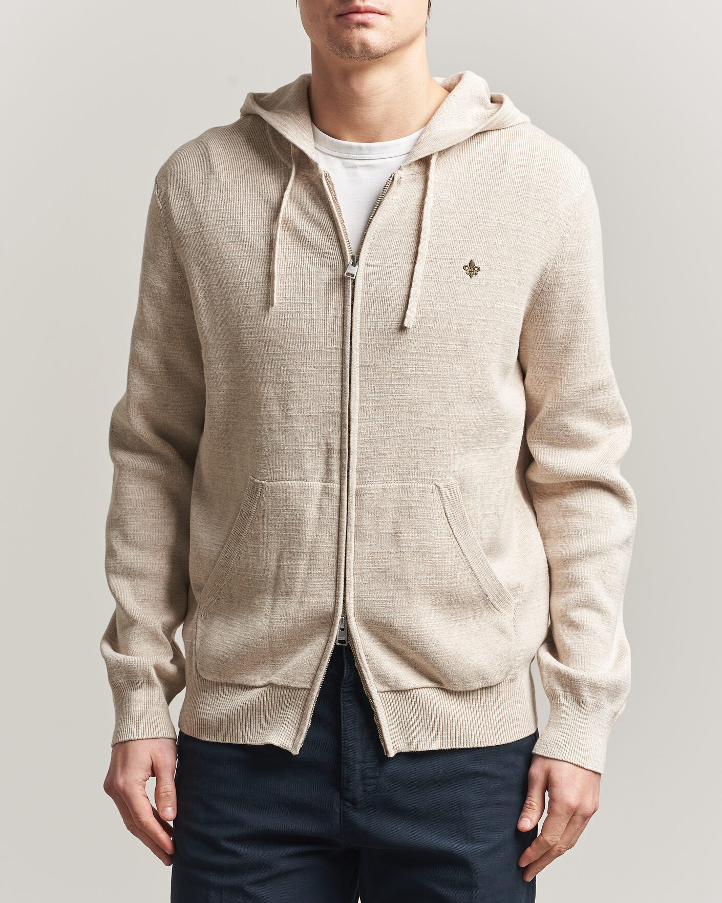 Herre | Trøjer | Morris | Randall Full-Zip Hoodie Khaki