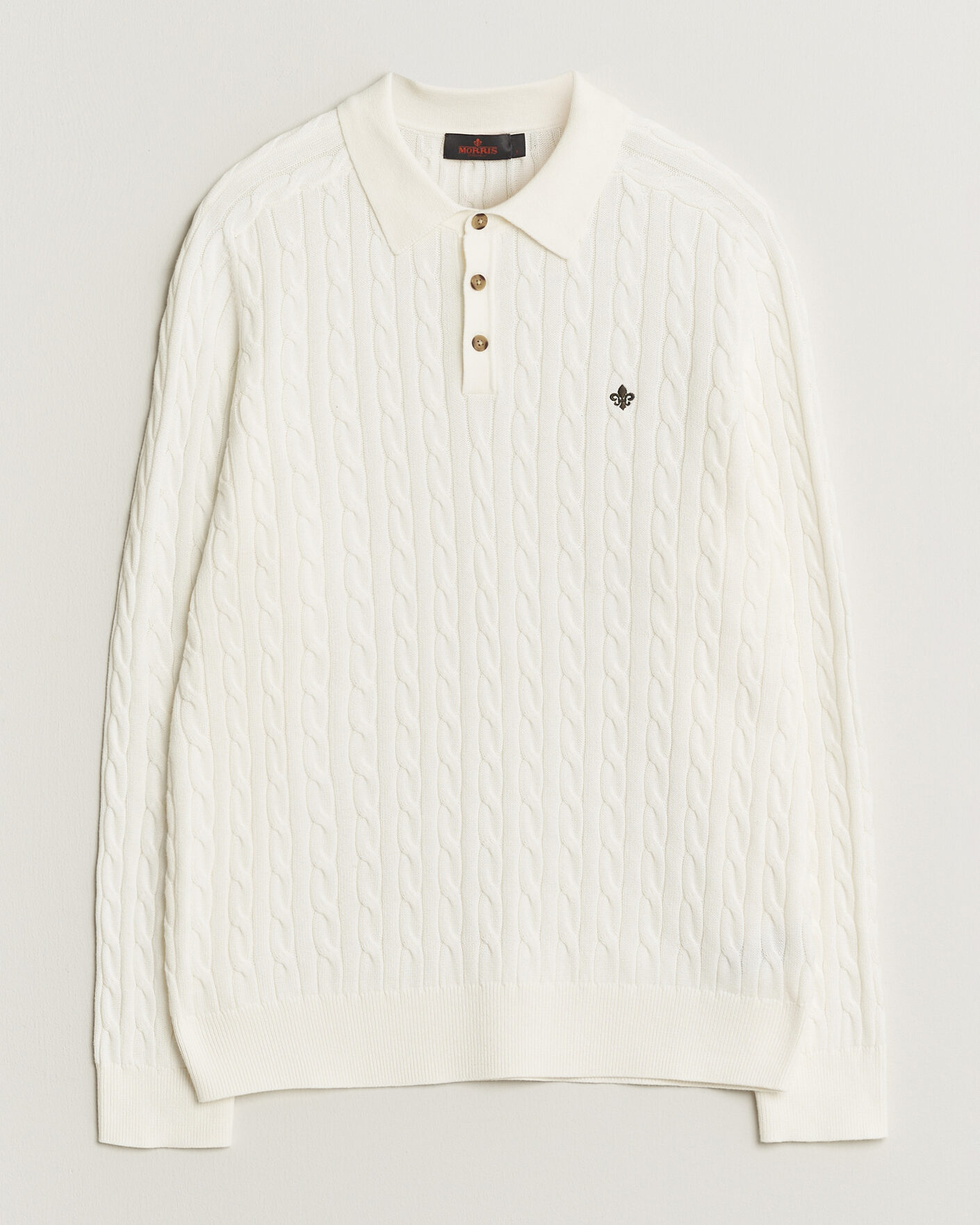 Herre | Trøjer | Morris | Lancaster Cable Polo Off White