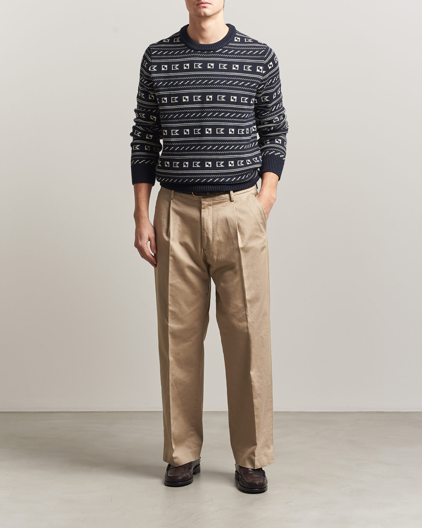 Herre | Trøjer | Morris | Barrington Oneck Navy