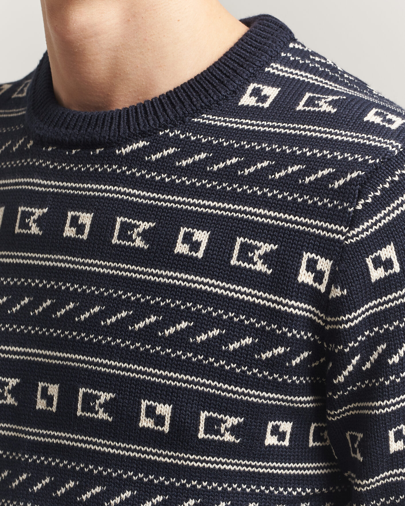 Herre | Trøjer | Morris | Barrington Oneck Navy