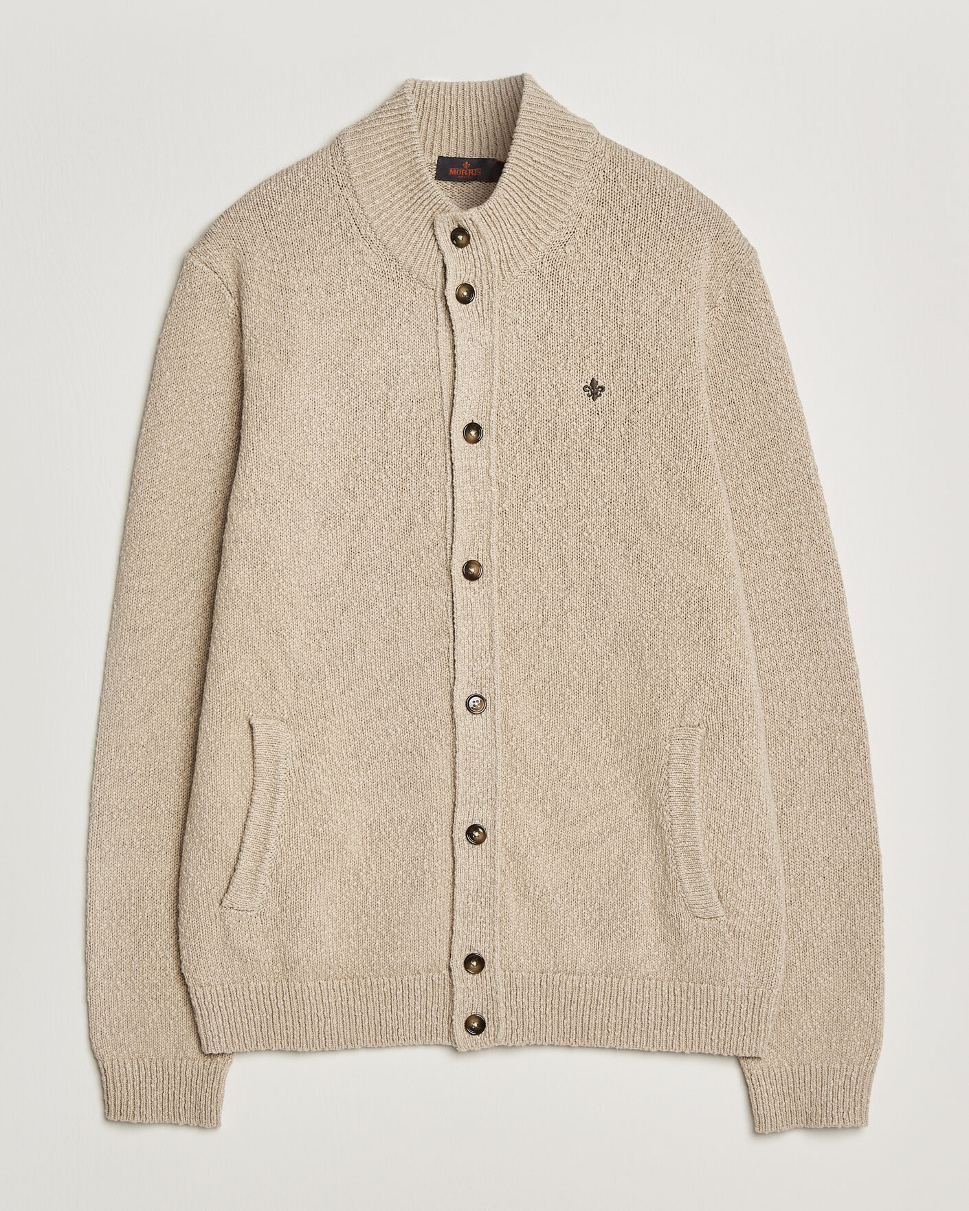 Herre | Trøjer | Morris | Windham Button Cardigan Khaki