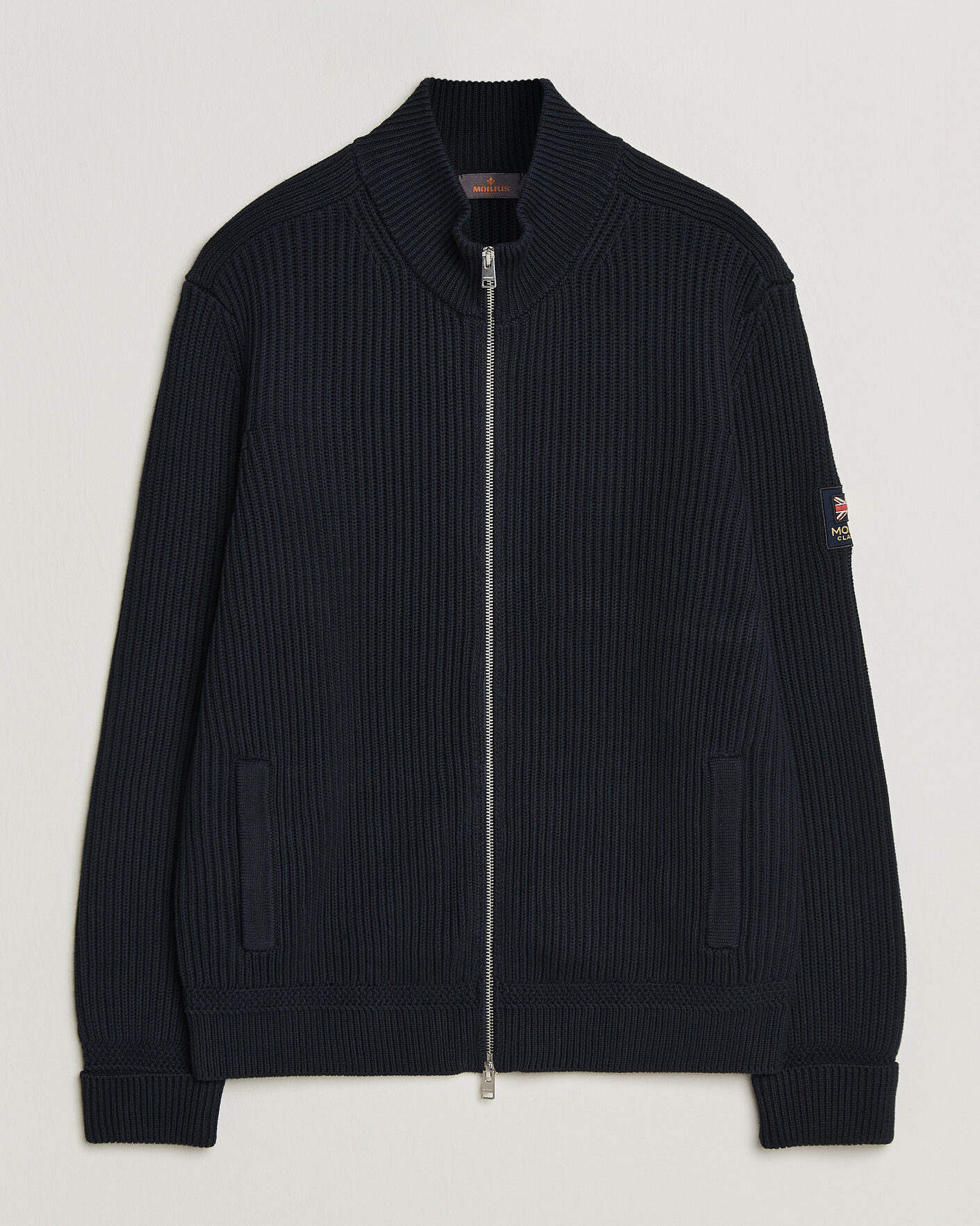 Herre | Trøjer | Morris | Brenton Full-Zip Cardigan Navy