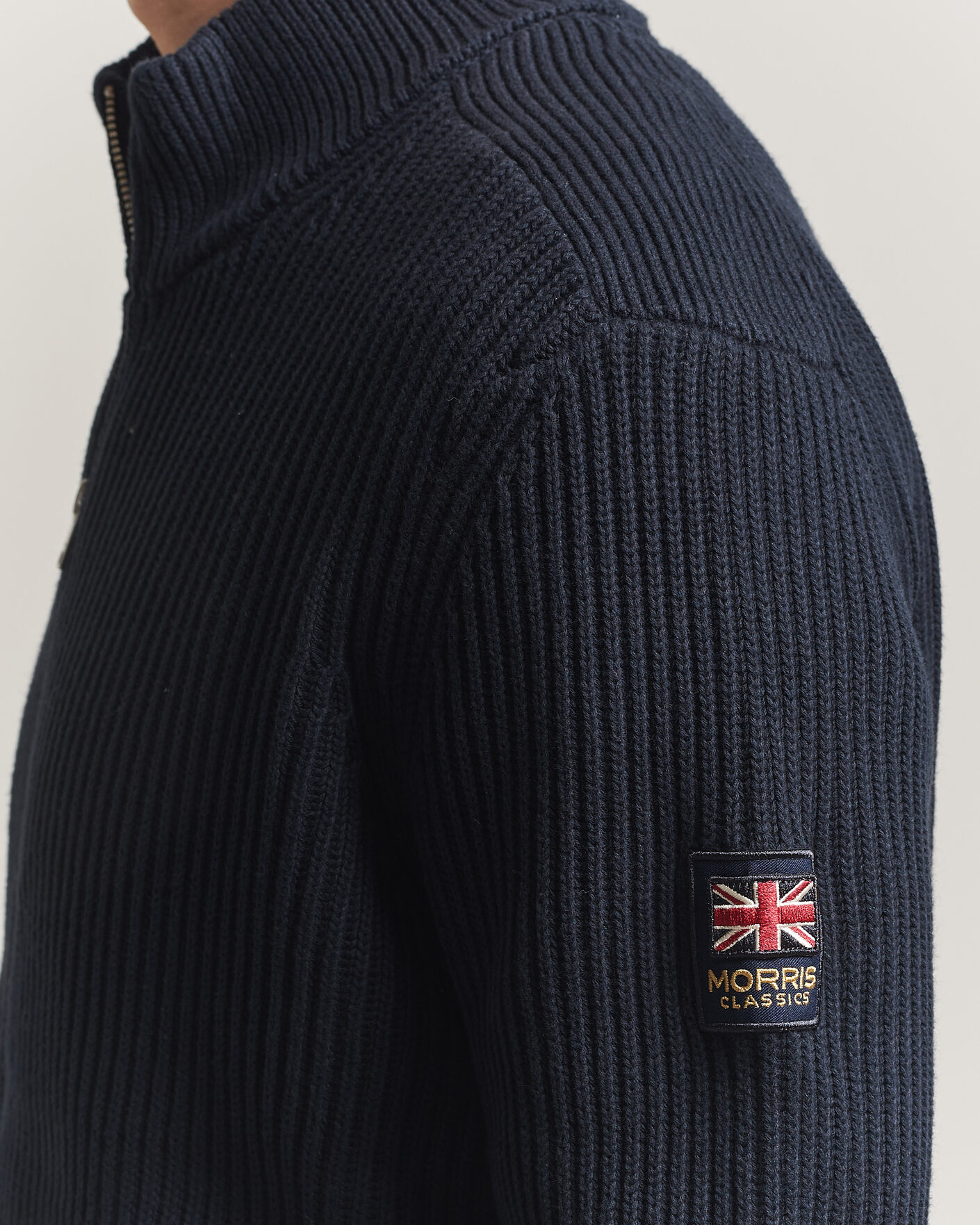 Herre | Trøjer | Morris | Brenton Full-Zip Cardigan Navy