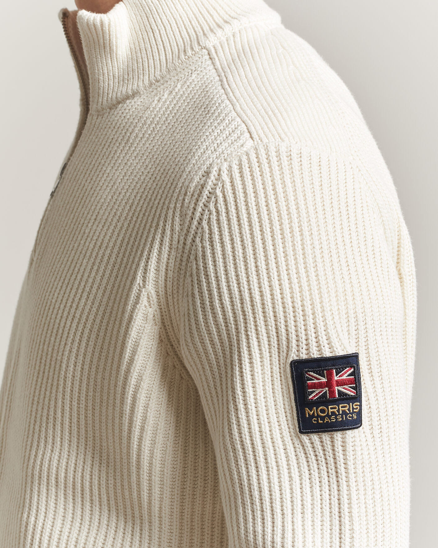 Herre | Trøjer | Morris | Brenton Half-Zip Off White