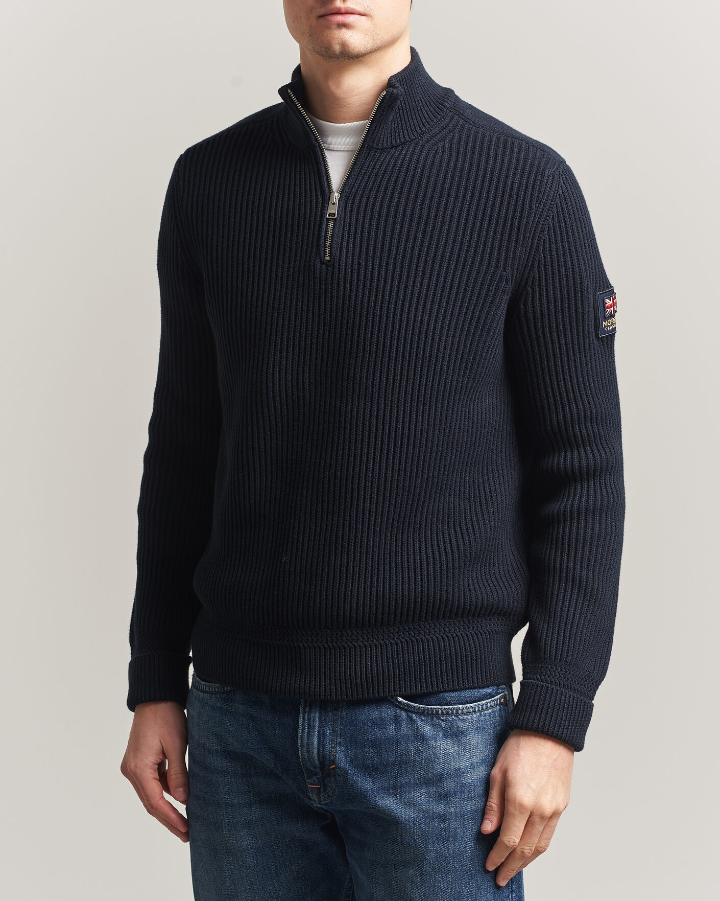 Herre | Trøjer | Morris | Brenton Half-Zip Navy