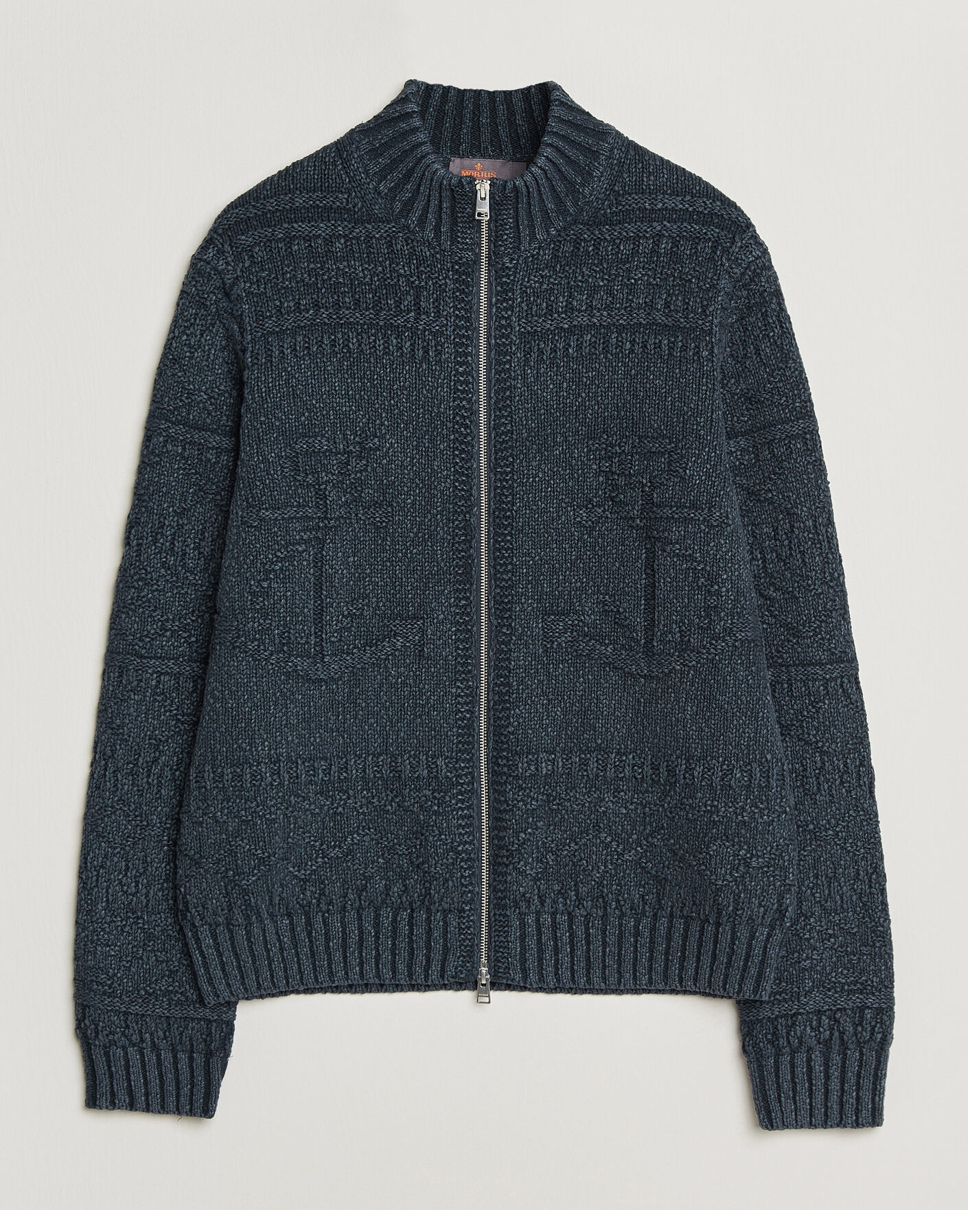 Herre | Trøjer | Morris | Chatham Knitted Jacket Navy
