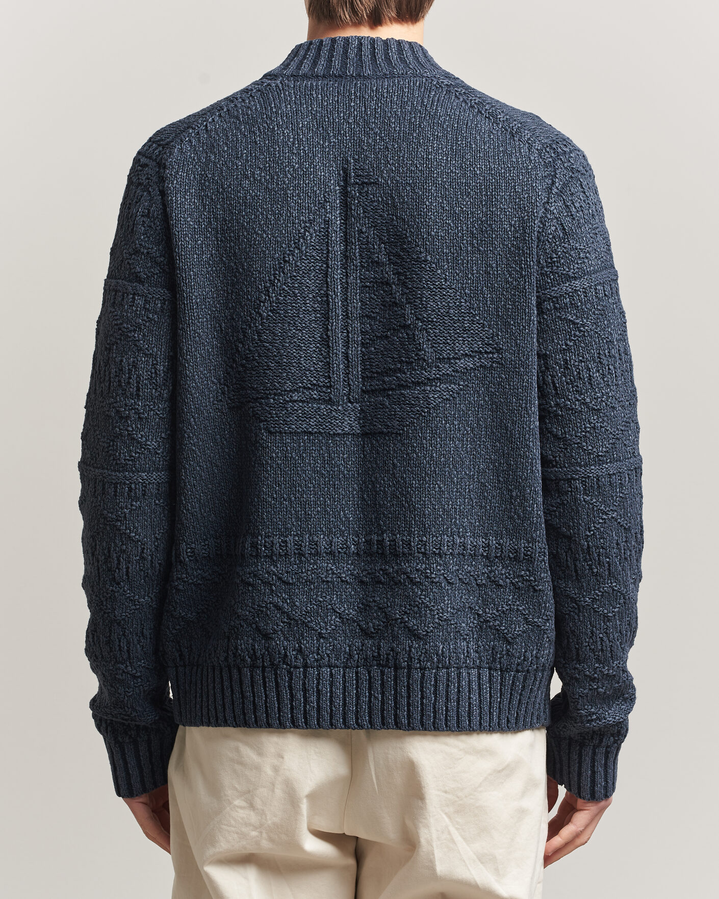 Herre | Trøjer | Morris | Chatham Knitted Jacket Navy