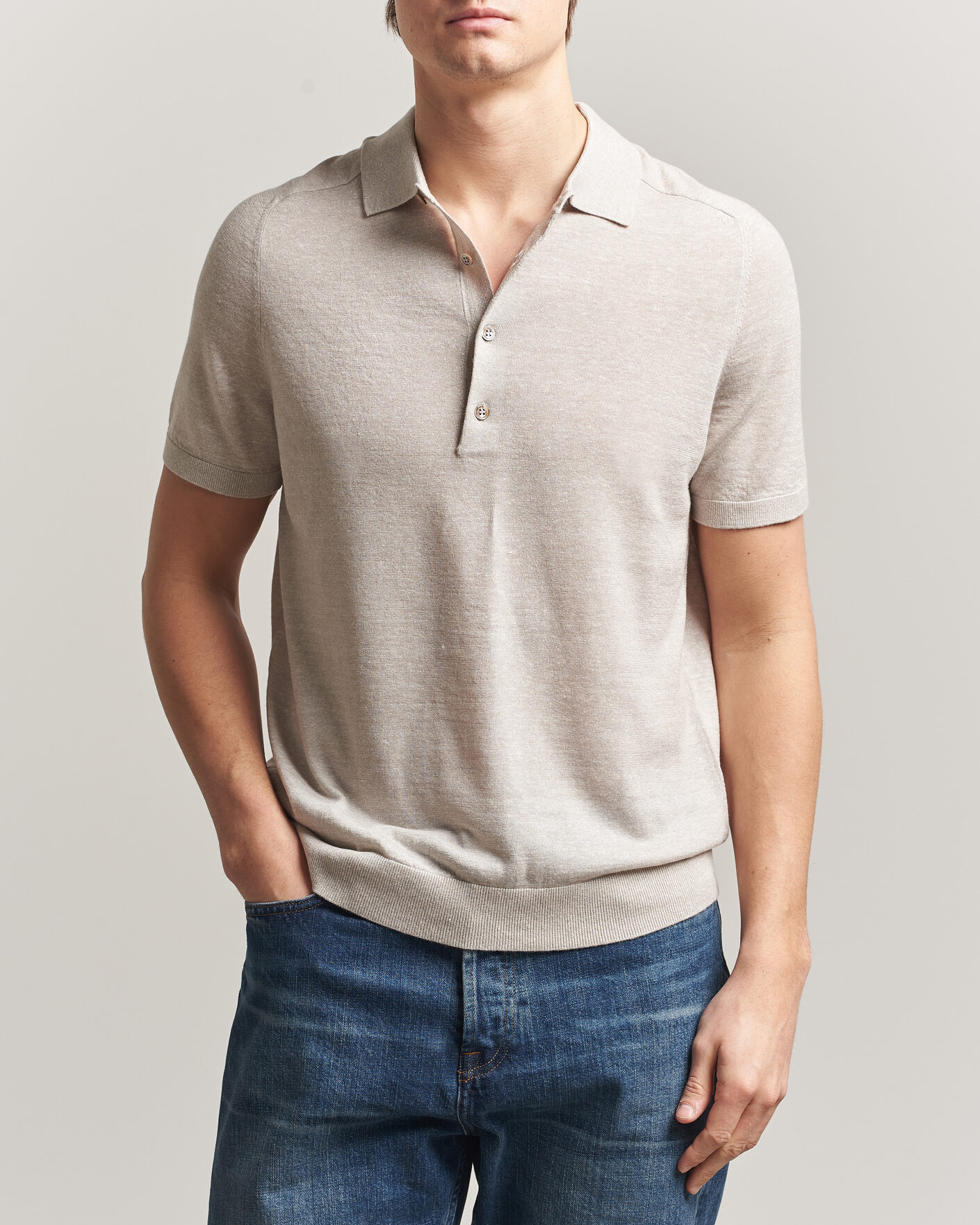 Herre | Polotrøjer | Morris | Colin Short Sleeve Polo Shirt Khaki