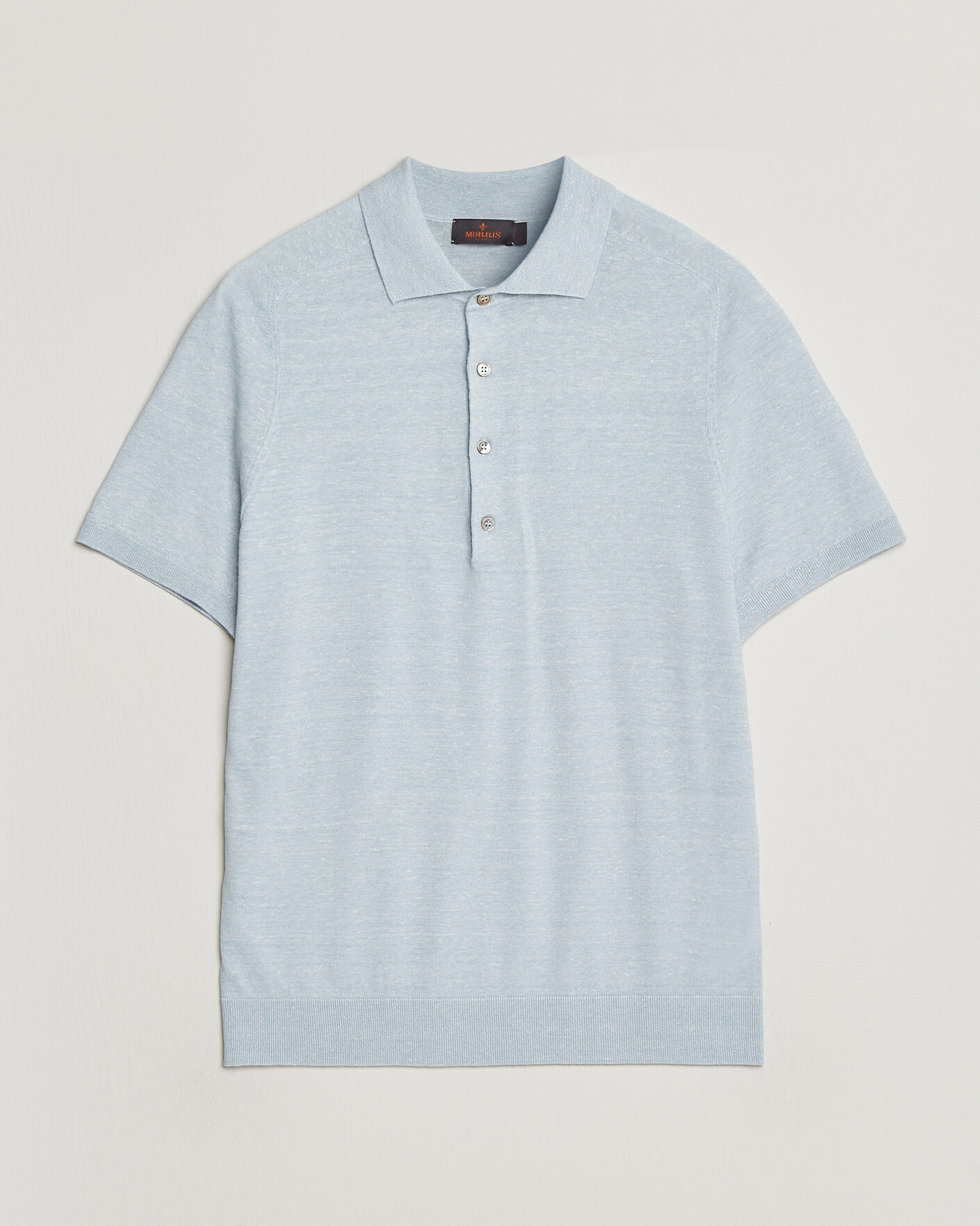 Herre | Polotrøjer | Morris | Colin Short Sleeve Polo Shirt Light Blue