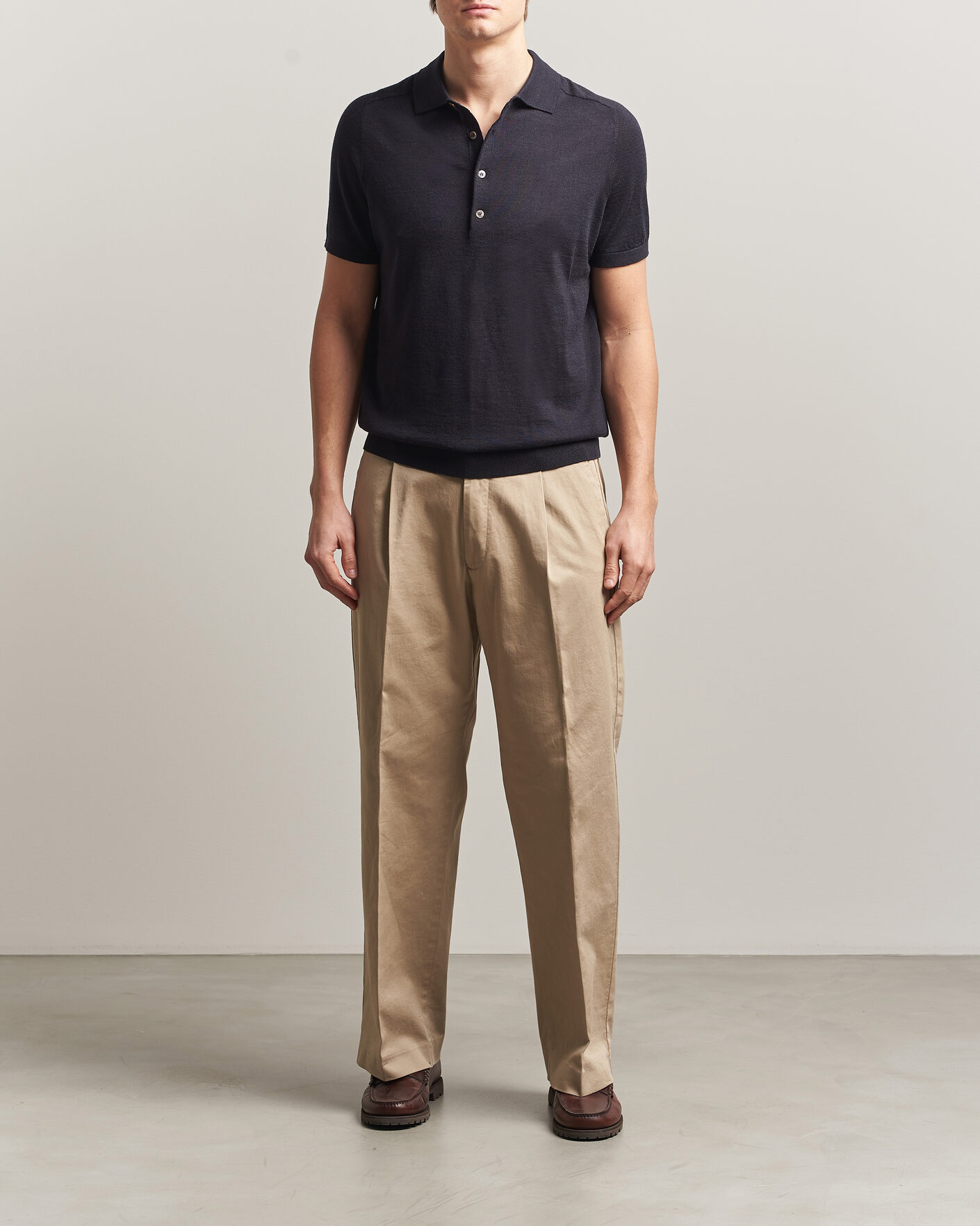 Herre | Polotrøjer | Morris | Colin Short Sleeve Polo Shirt Navy