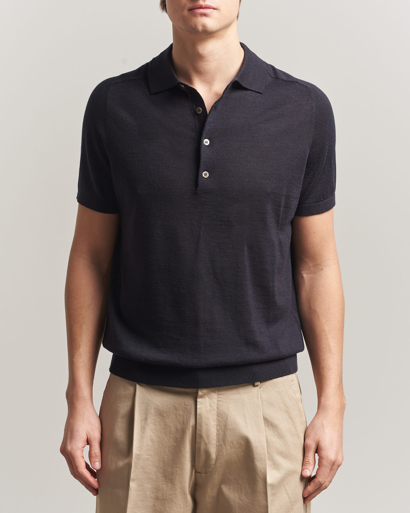 Herre | Polotrøjer | Morris | Colin Short Sleeve Polo Shirt Navy