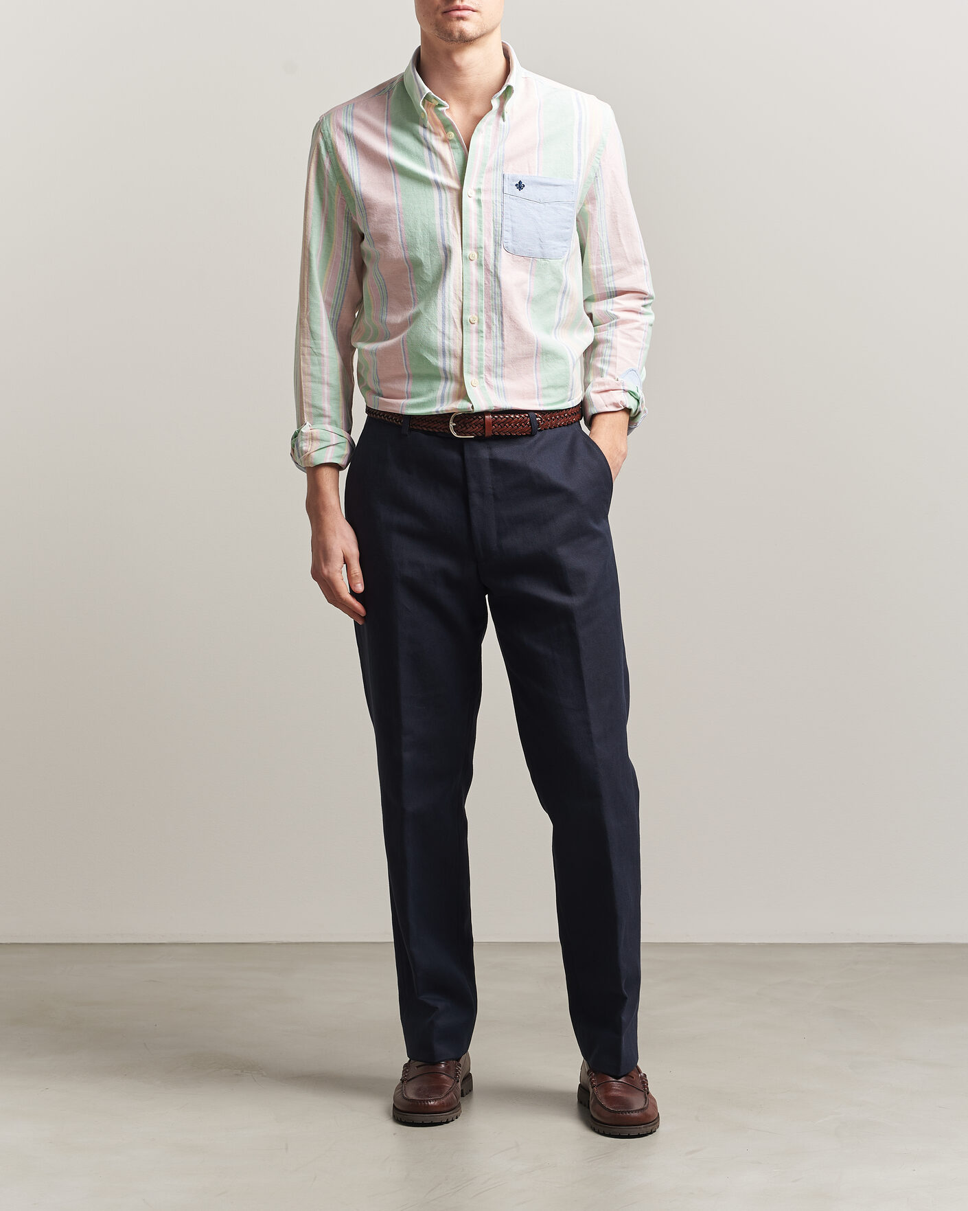 Herre | Skjorter | Morris | Happy Oxford Shirt Multi