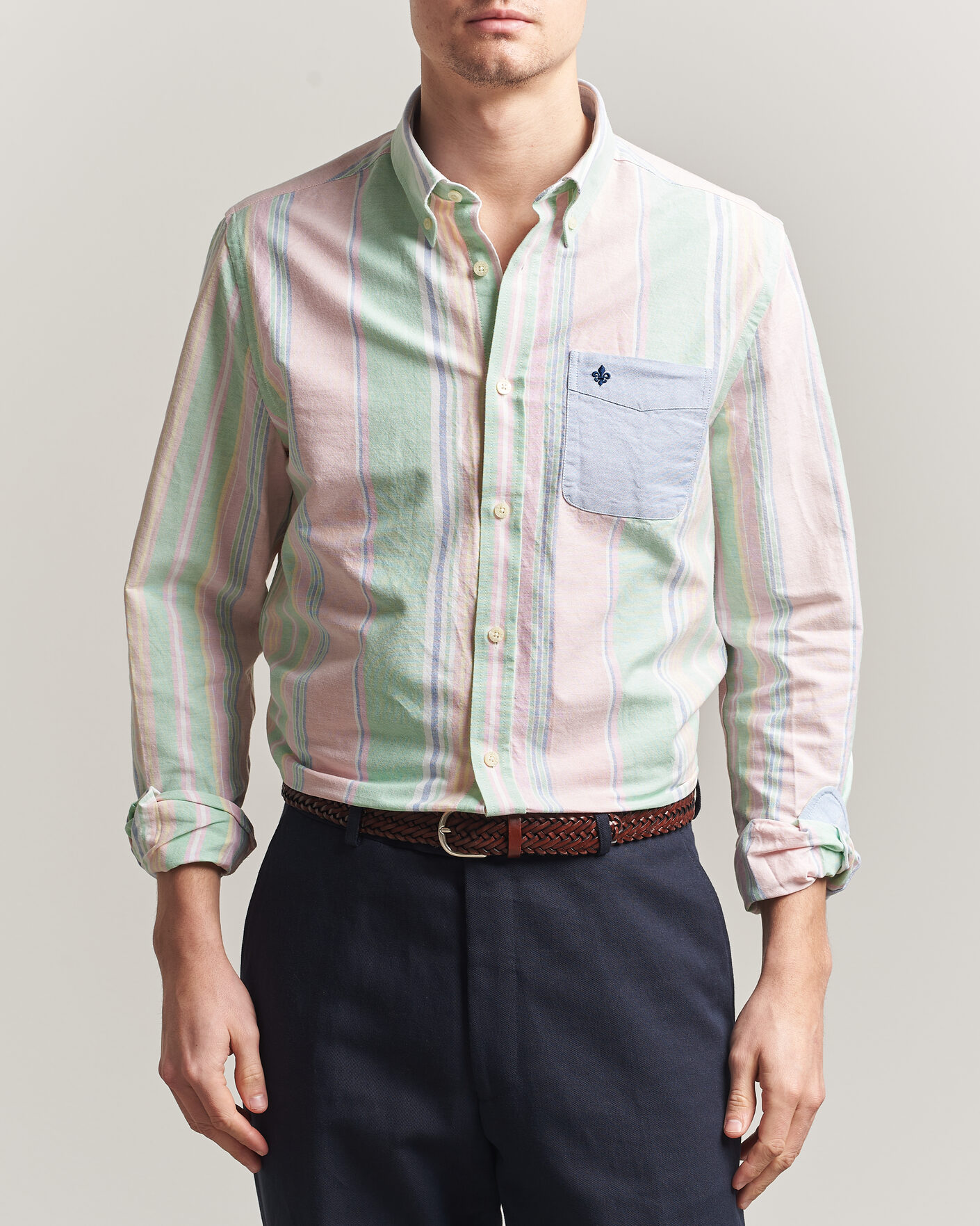 Herre | Skjorter | Morris | Happy Oxford Shirt Multi