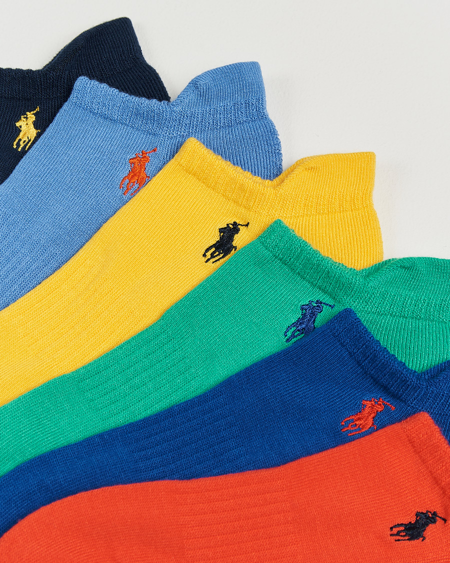 Herre | Undertøj | Polo Ralph Lauren | 6-Pack Sneaker Sock Multi