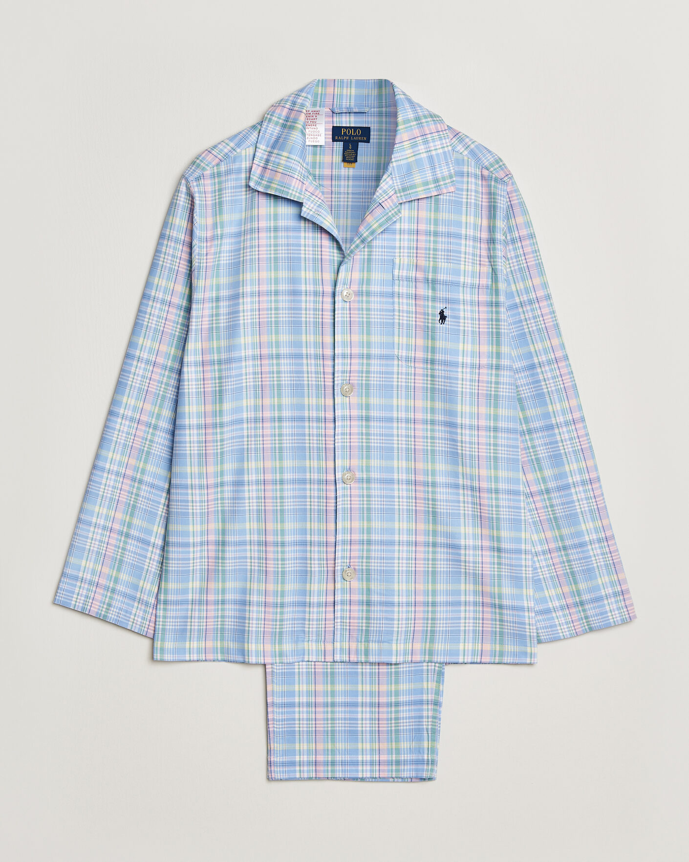Herre | Pyjamas & Morgenkåber | Polo Ralph Lauren | Cotton Checked Pyjama Set Multi