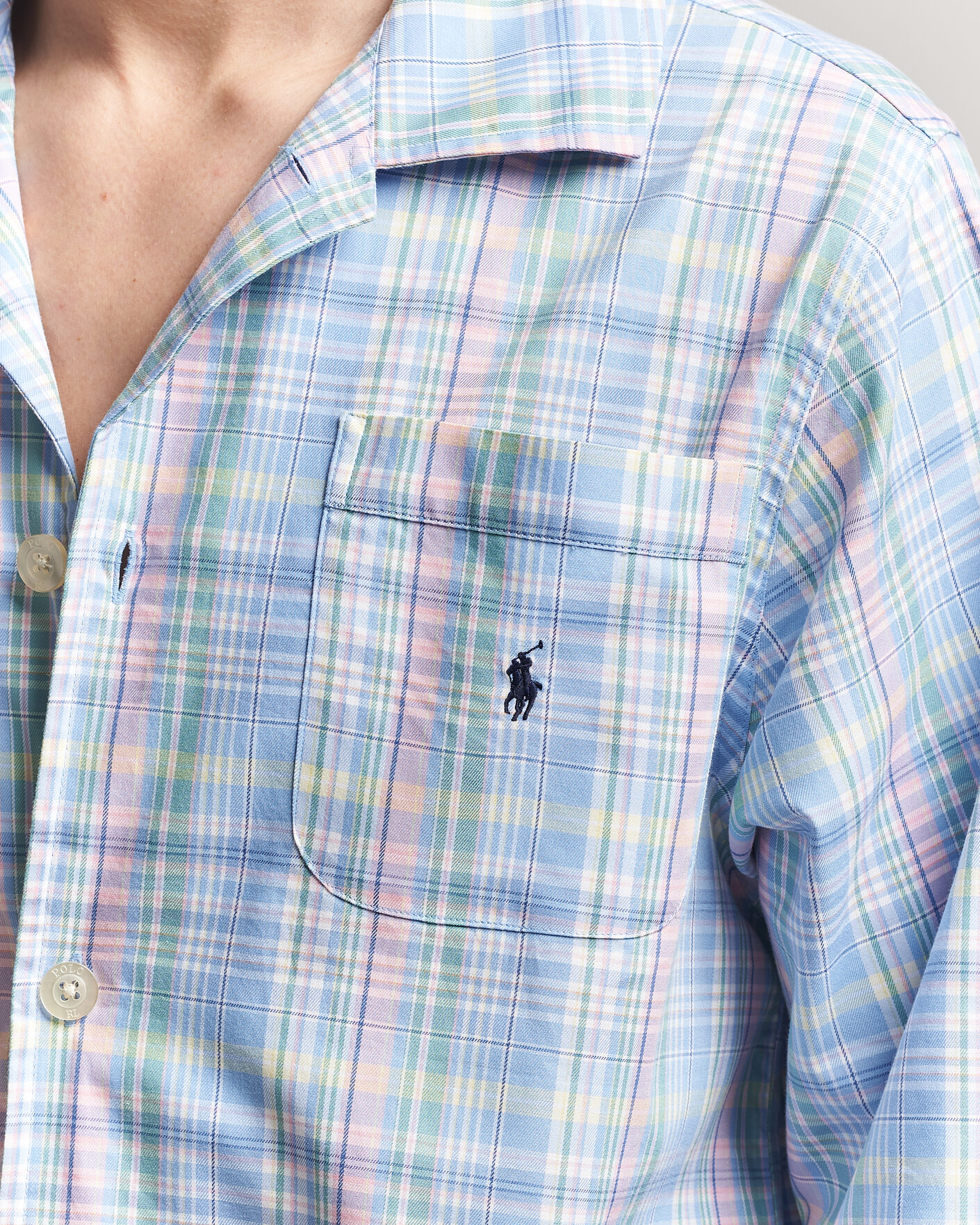 Herre | Pyjamas & Morgenkåber | Polo Ralph Lauren | Cotton Checked Pyjama Set Multi