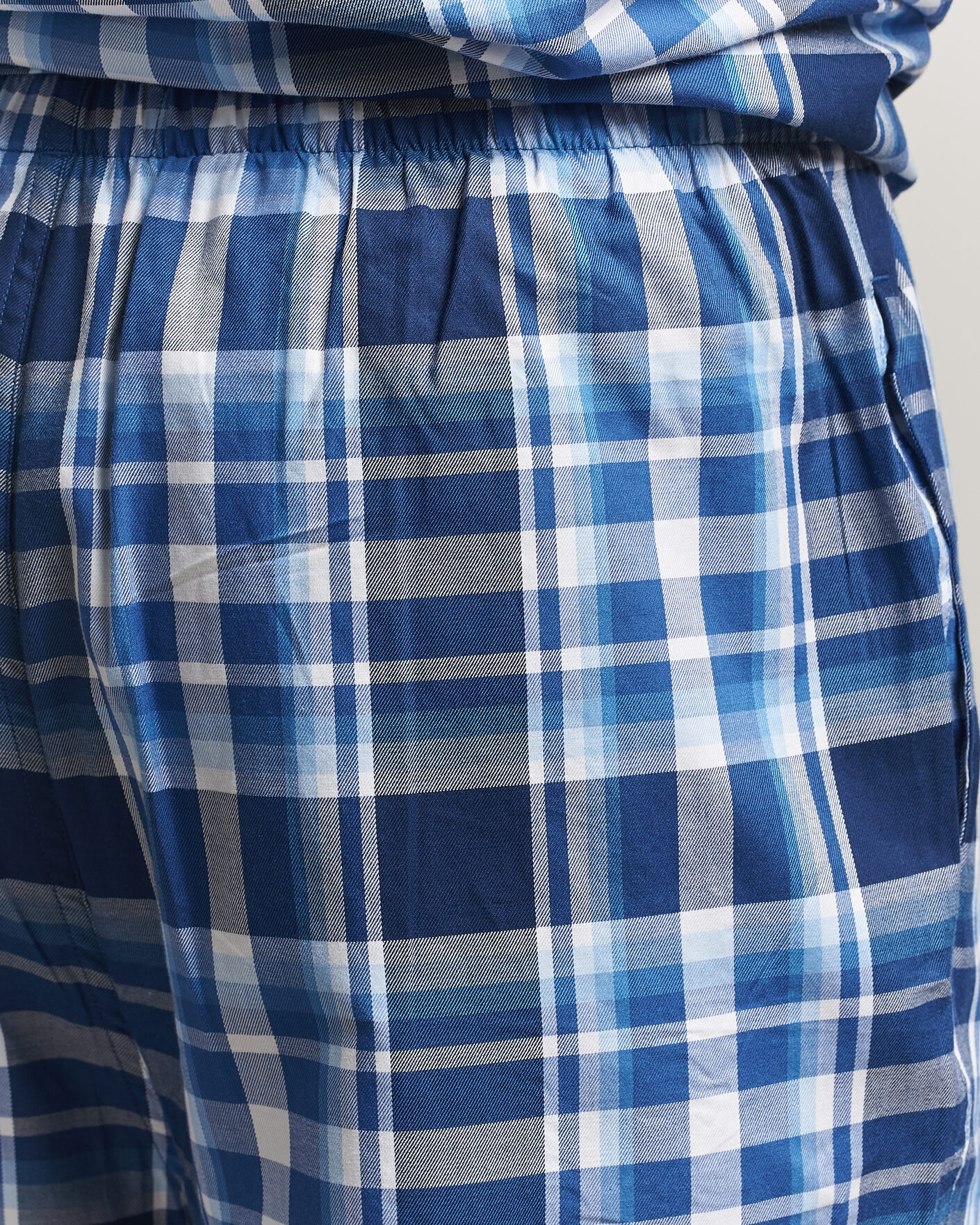 Herre | Pyjamas & Morgenkåber | Polo Ralph Lauren | Cotton Checked Pyjama Set Blue Multi