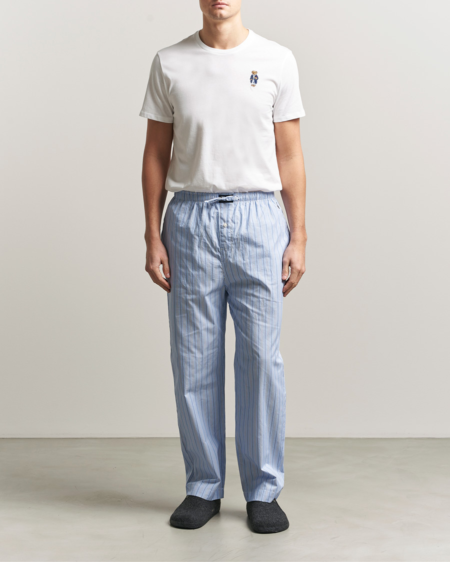 Herre | Pyjamas & Morgenkåber | Polo Ralph Lauren | Cotton Pyjama Set Andrew Stripe/White