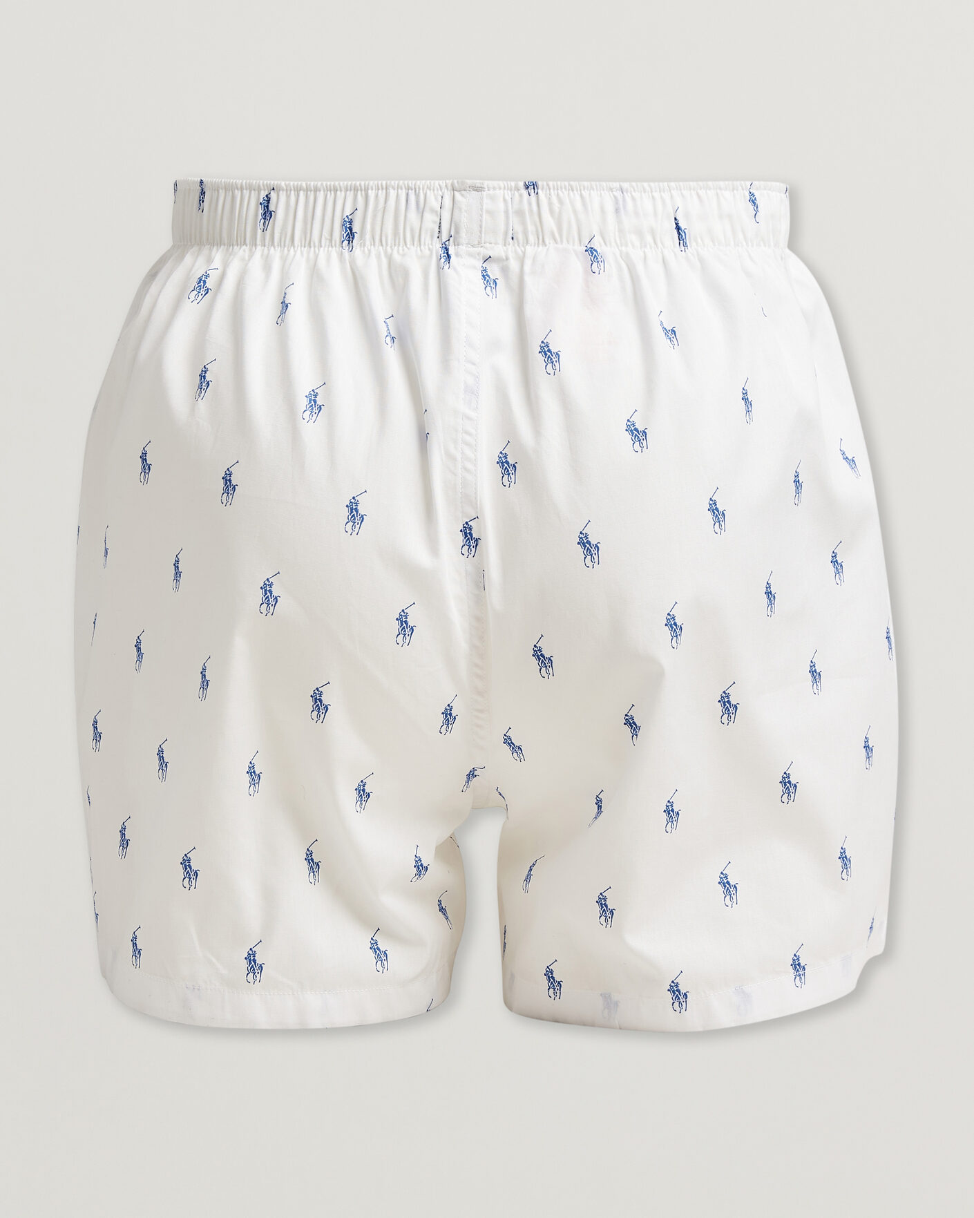 Herre | Undertøj | Polo Ralph Lauren | 3-Pack Woven Boxer White/Blue Stripe