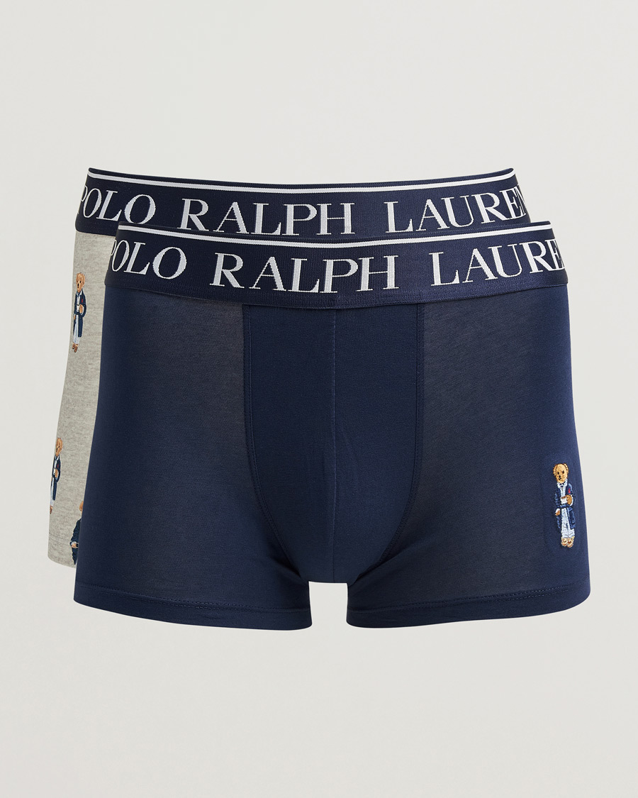 Herre | Undertøj | Polo Ralph Lauren | 2-Pack Cotton Trunk Navy/Taylor Heather