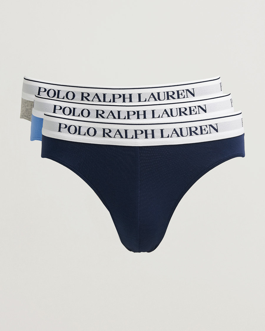 Herre | Undertøj | Polo Ralph Lauren | 3-Pack Brief Navy/Harbour Island/Andover
