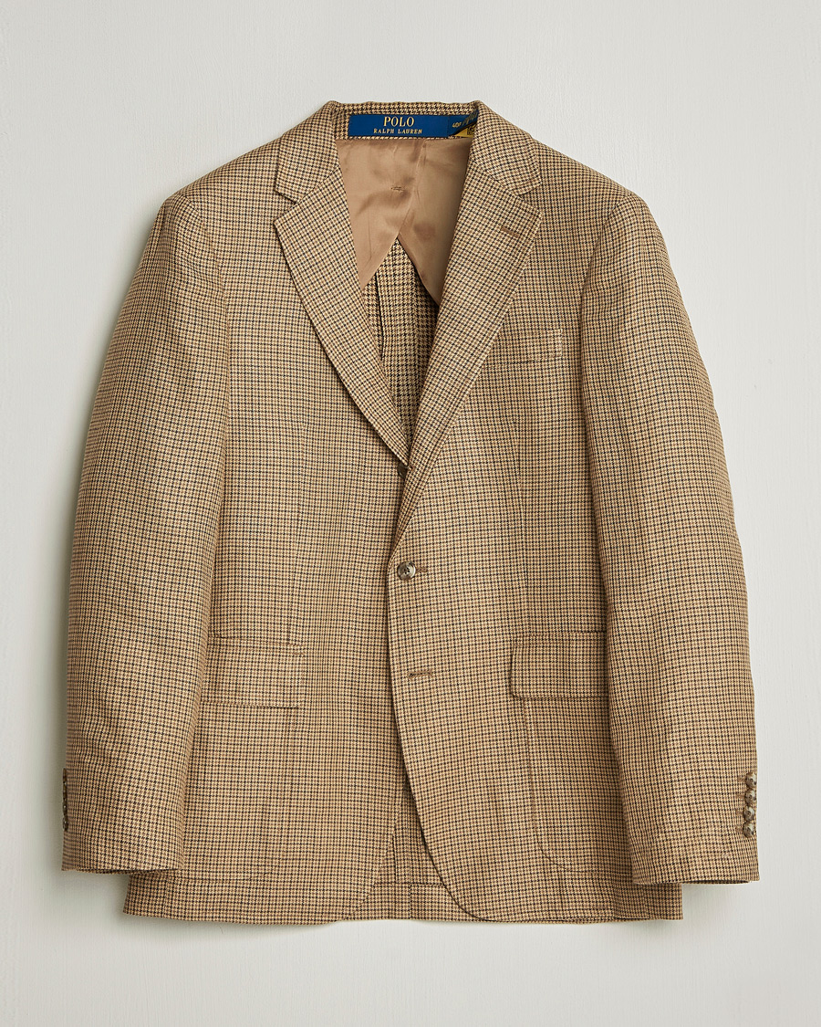 Herre | Blazere & jakker | Polo Ralph Lauren | Mini Guncheck Blazer Camel Multi