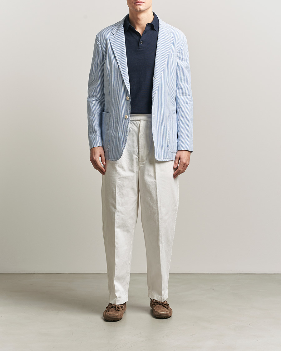 Herre | Blazere & jakker | Polo Ralph Lauren | Seersucker Sportcoat Bright Blue/White