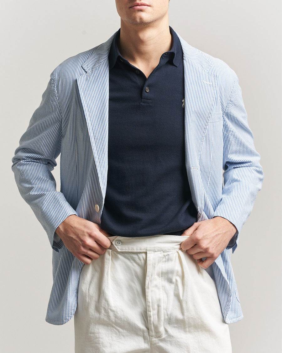 Herre | Blazere & jakker | Polo Ralph Lauren | Seersucker Sportcoat Bright Blue/White