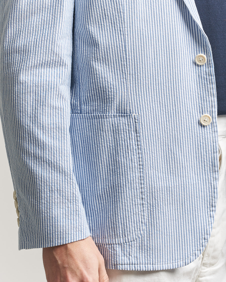 Herre | Blazere & jakker | Polo Ralph Lauren | Seersucker Sportcoat Bright Blue/White