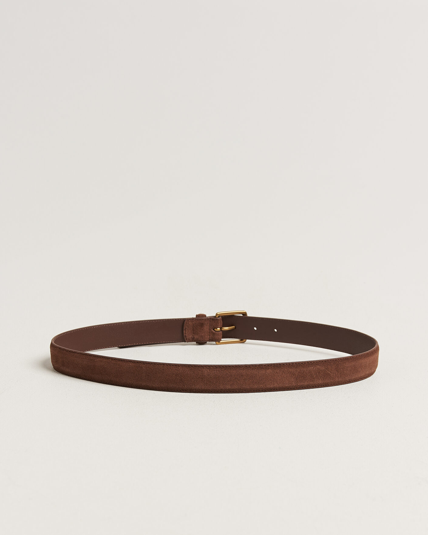 Herre | Bælter | Polo Ralph Lauren | Suede Belt Dark Brown