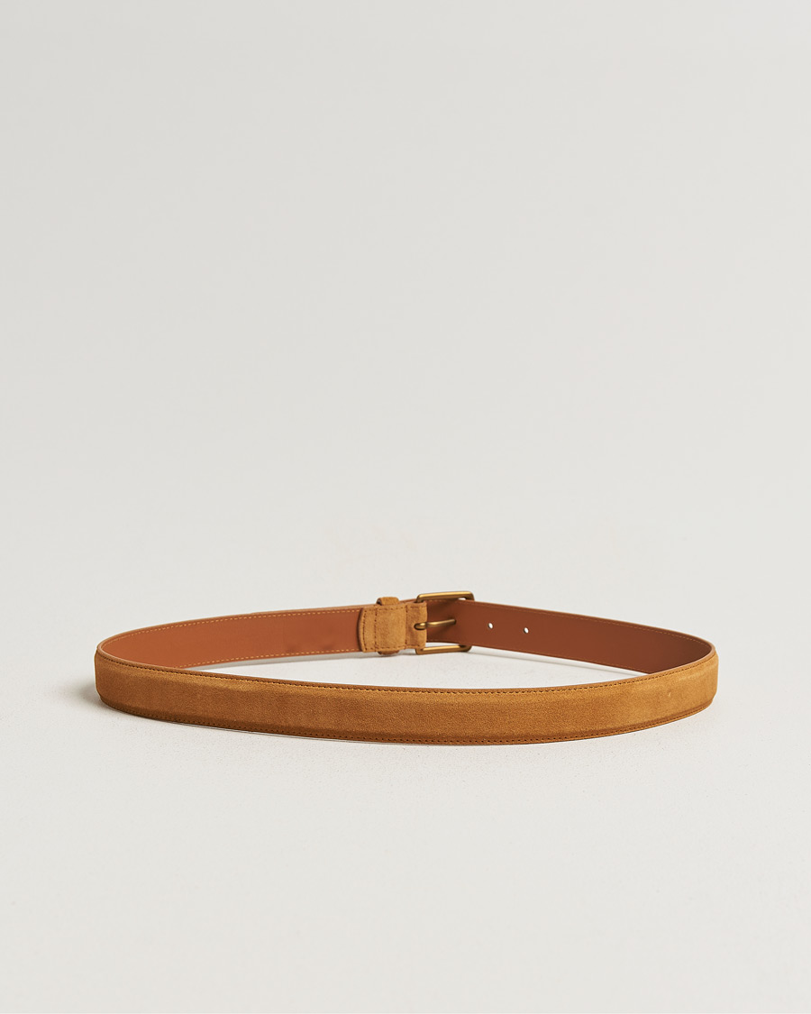 Herre | Bælter | Polo Ralph Lauren | Suede Belt Tan