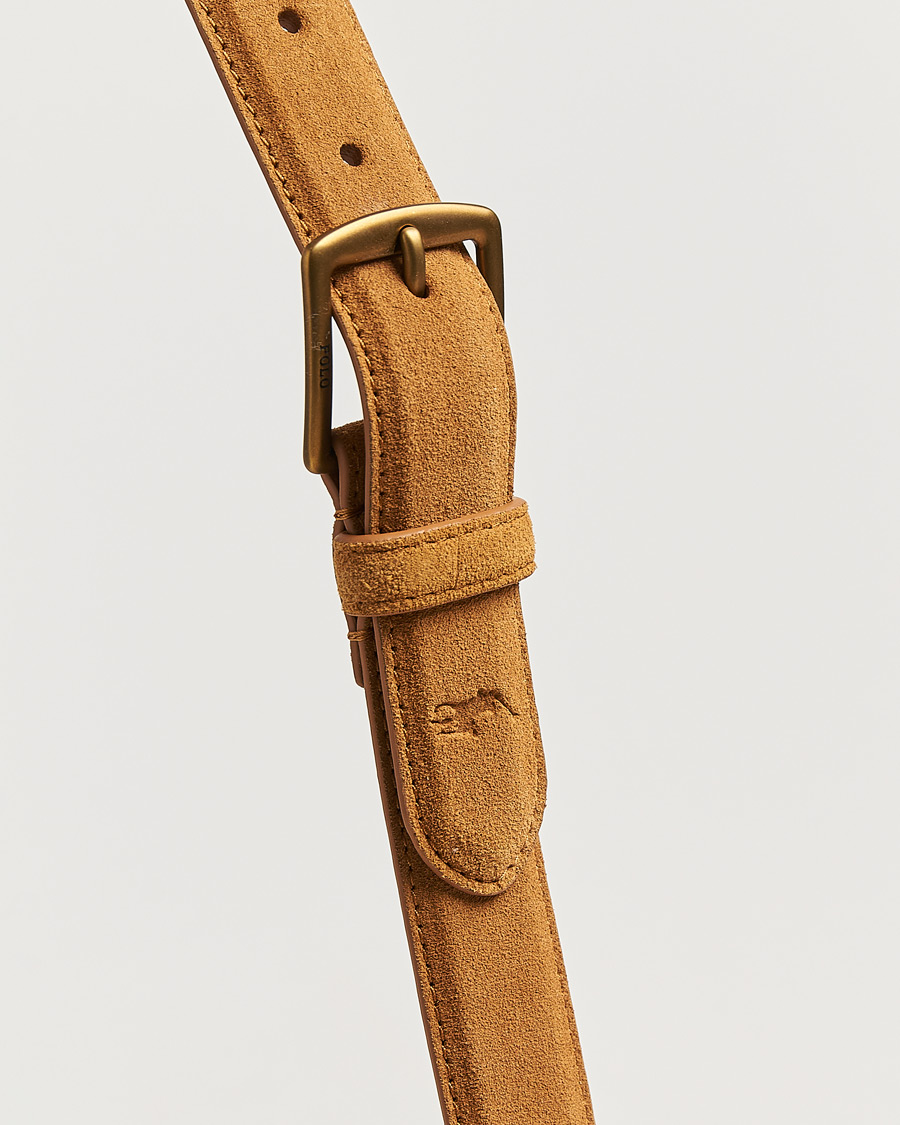 Herre | Bælter | Polo Ralph Lauren | Suede Belt Tan
