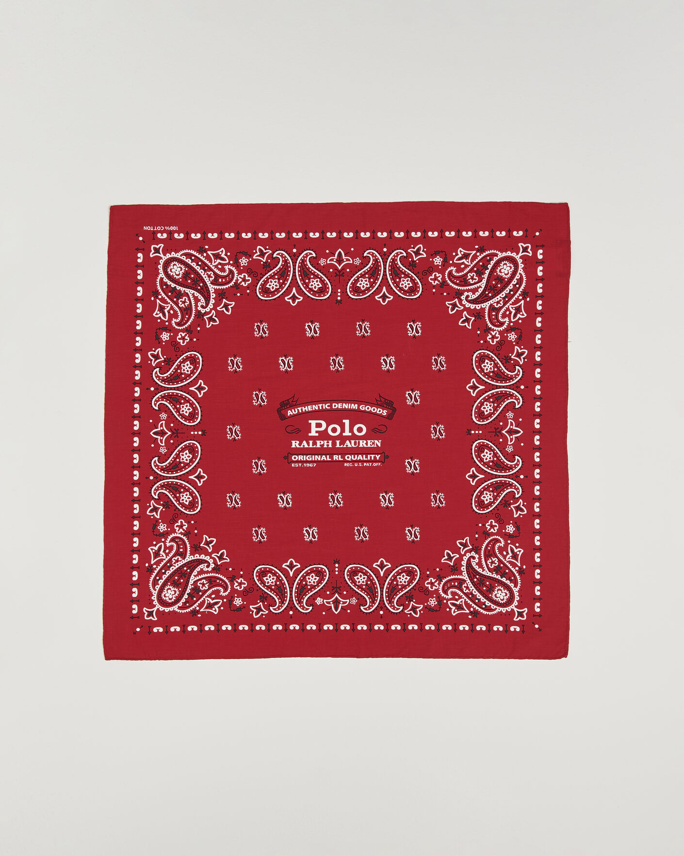 Herre | Tørklæde | Polo Ralph Lauren | Cotton Printed Bandana Red/White