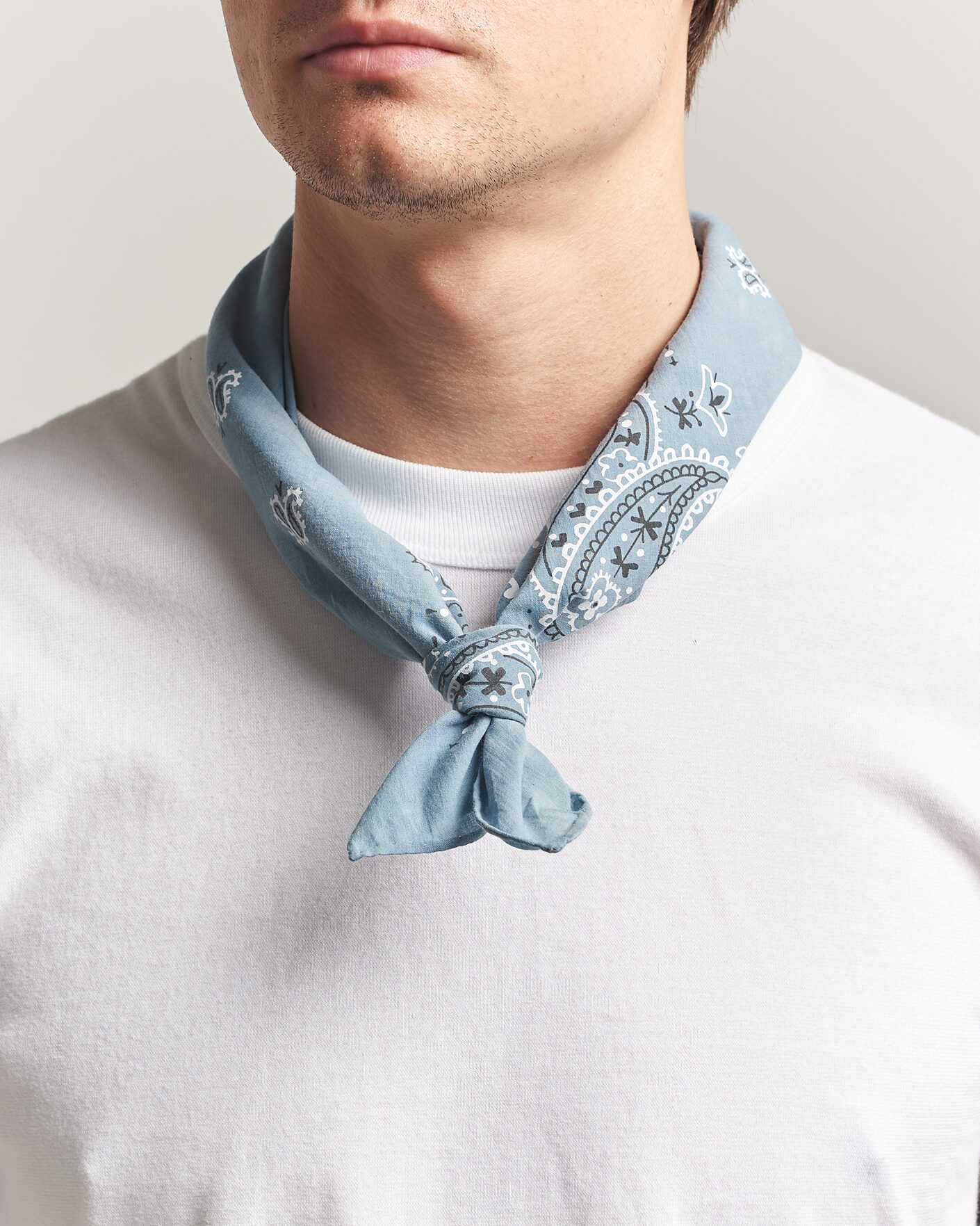 Herre | Tørklæde | Polo Ralph Lauren | Cotton Printed Bandana Vessle Blue