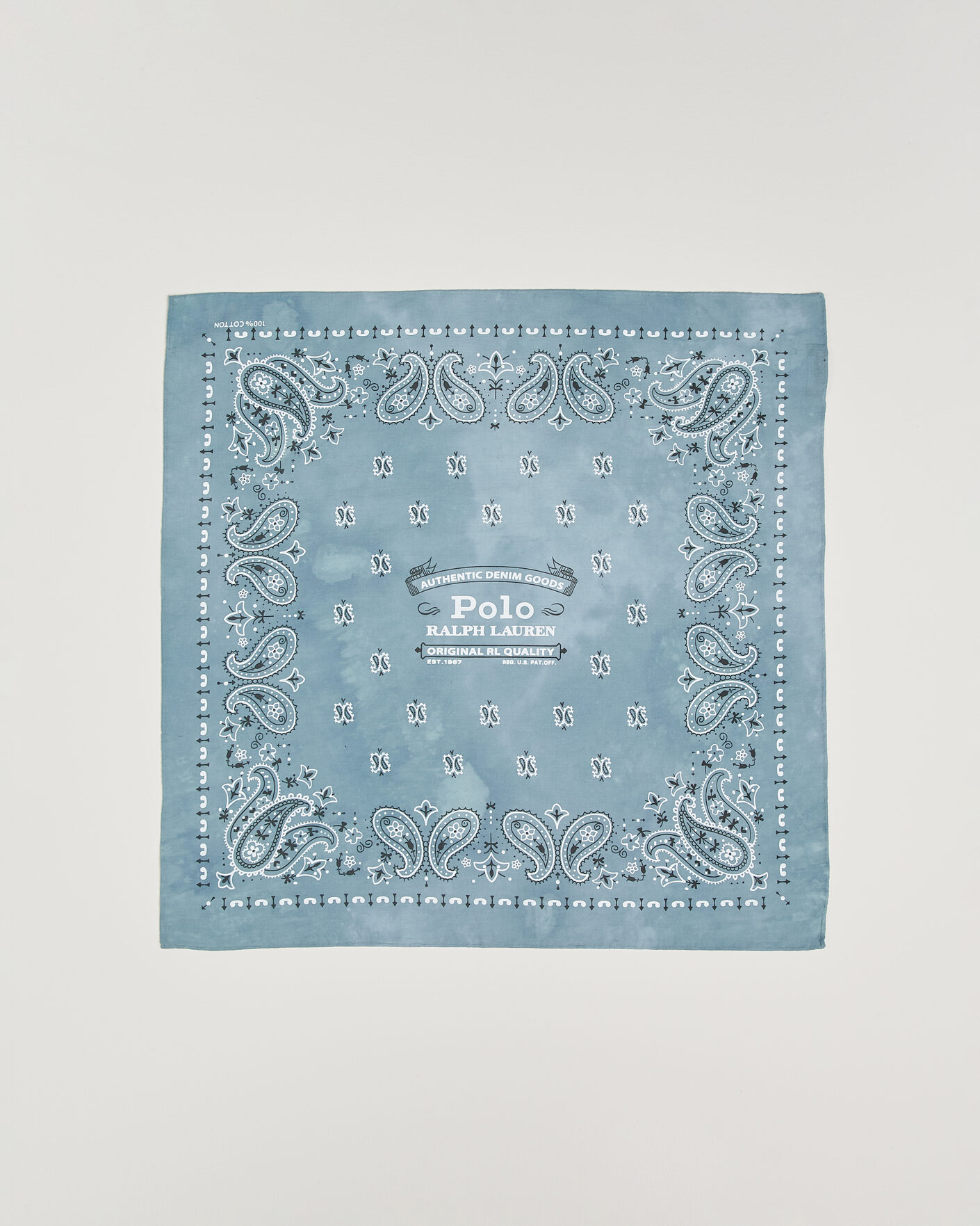 Herre | Tørklæde | Polo Ralph Lauren | Cotton Printed Bandana Vessle Blue