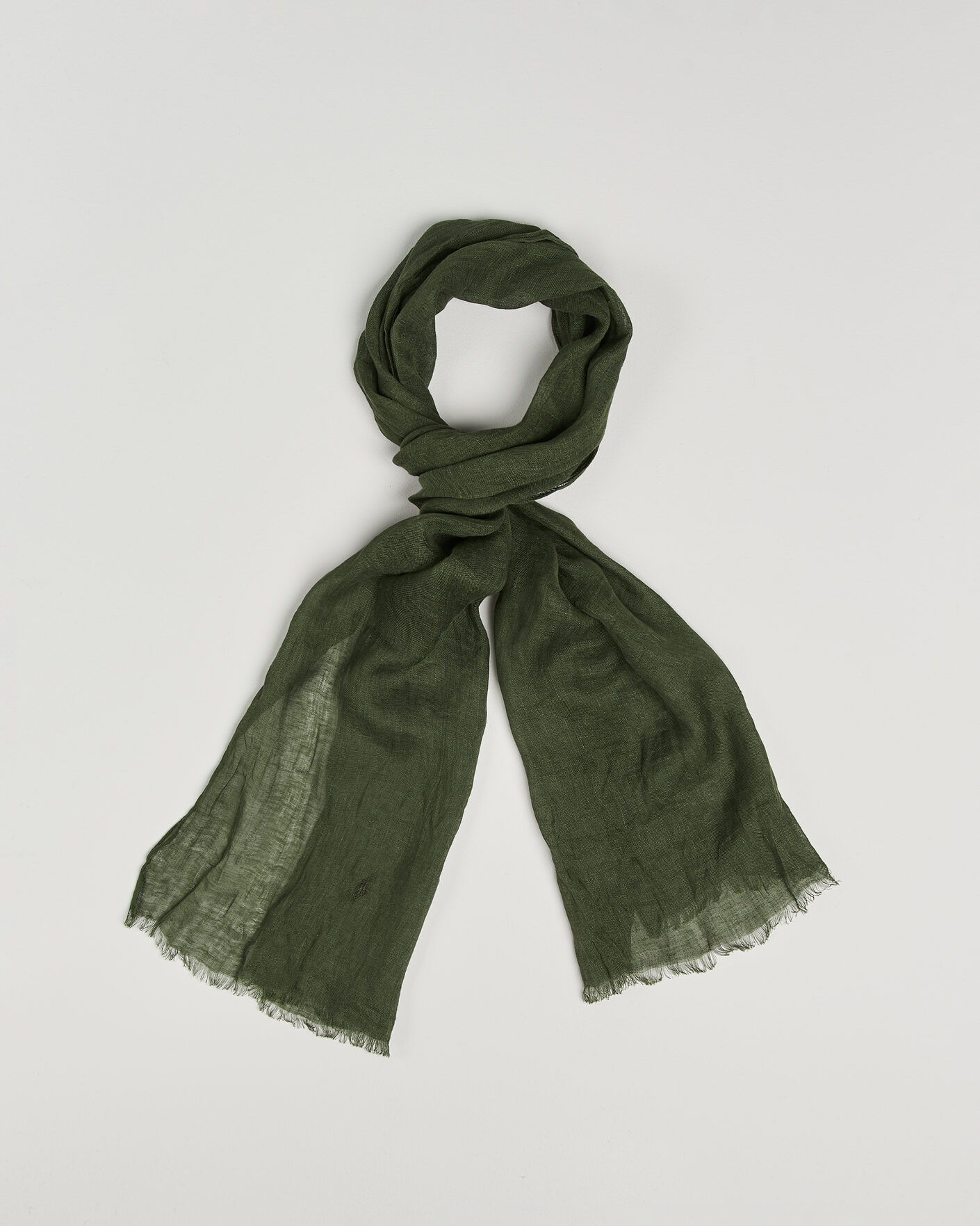 Herre | Polo Ralph Lauren Linen Scarf Supply Olive | Polo Ralph Lauren | Linen Scarf Supply Olive