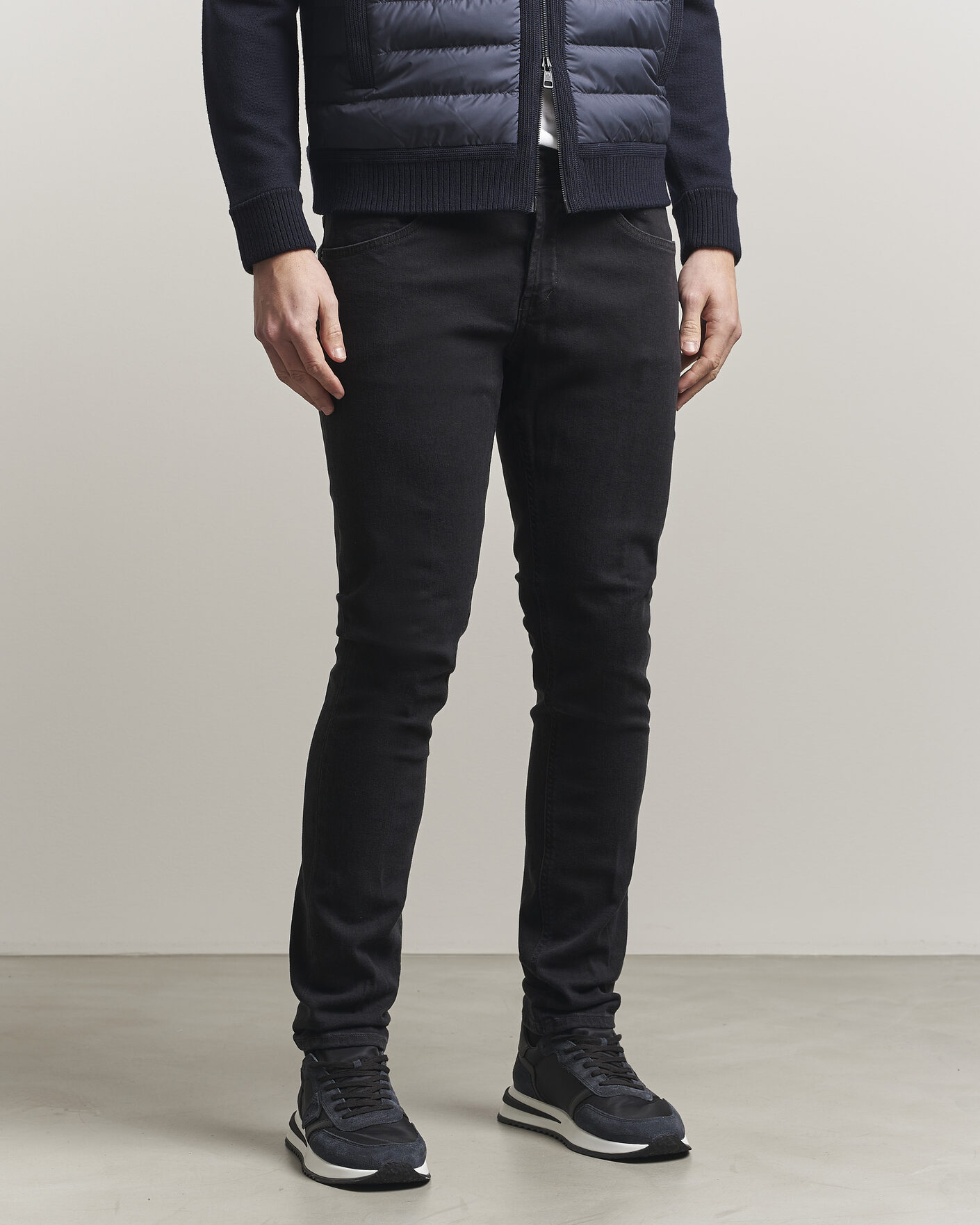 Herre | Jeans | Dondup | George Jeans Washed Black