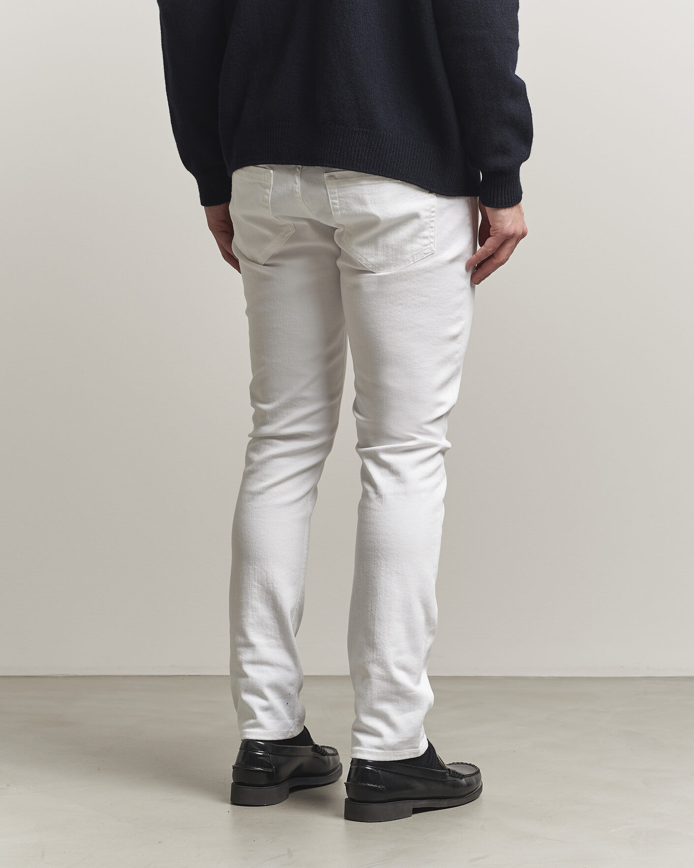Herre | Bukser | Dondup | George Bullstretch 5-Pocket Pants White