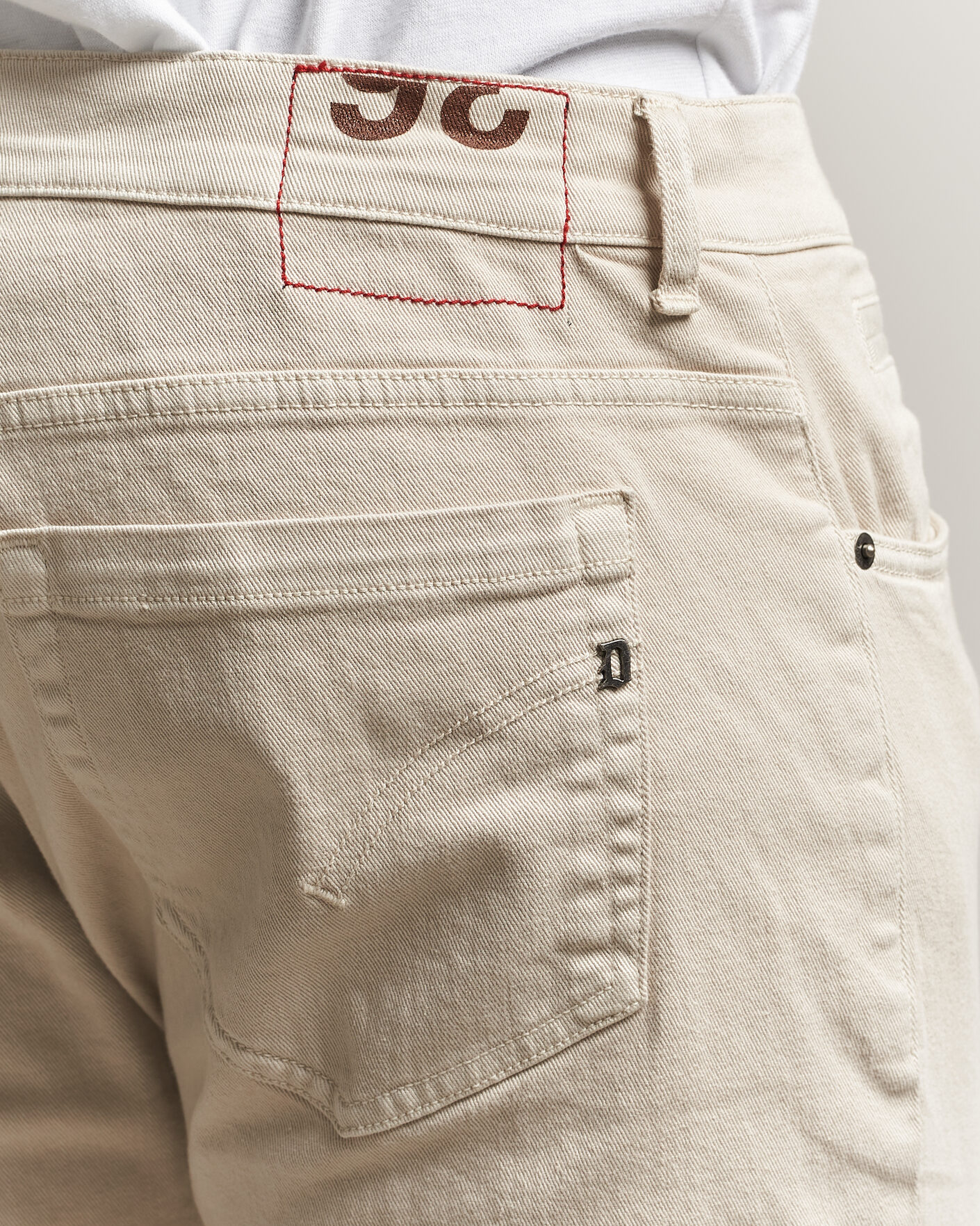 Herre | Bukser | Dondup | George Bullstretch 5-Pocket Pants Beige