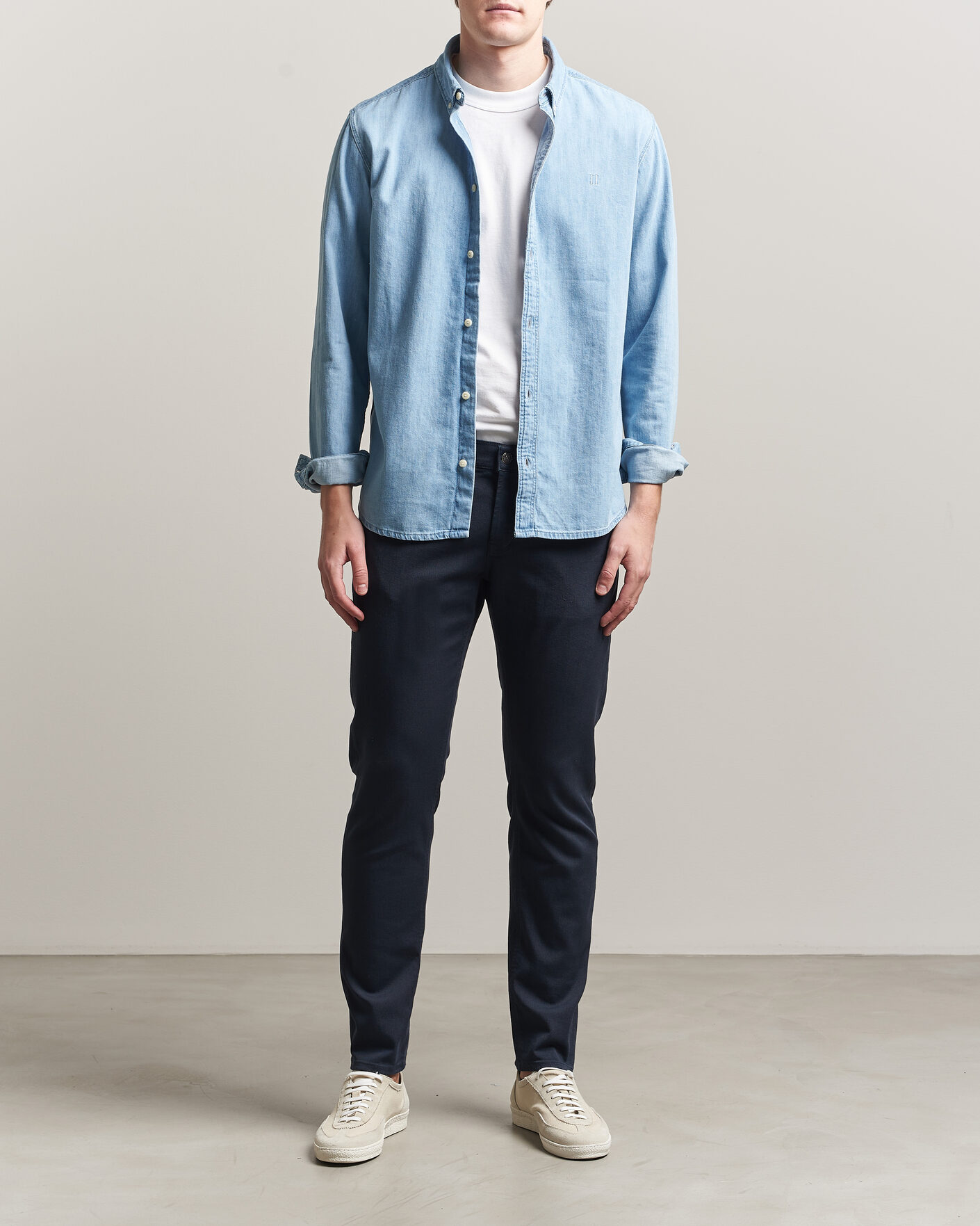 Herre | Bukser | Dondup | George Bullstretch 5-Pocket Pants Navy