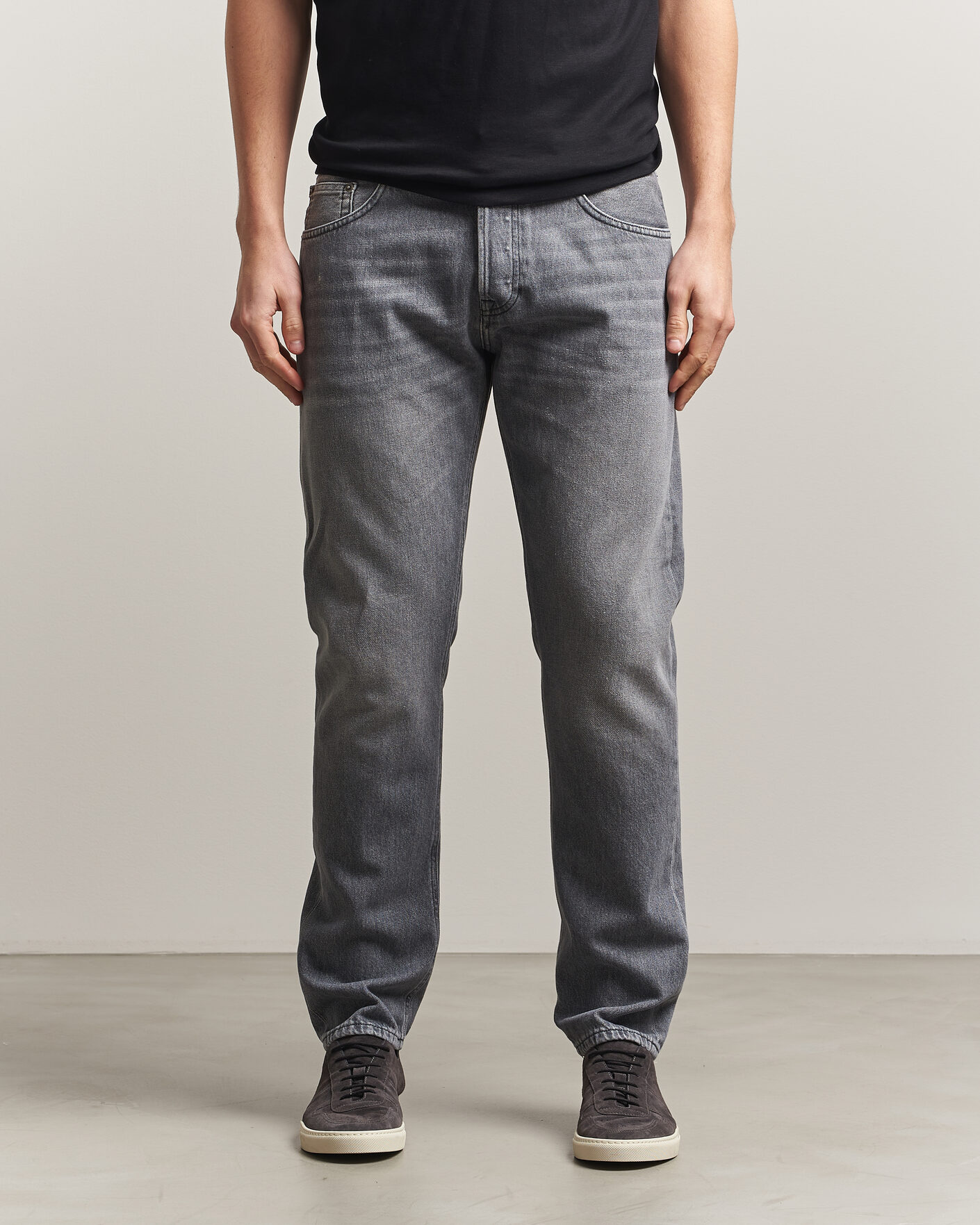 Herre | Jeans | Dondup | Icon Regular Fit Jeans Washed Grey