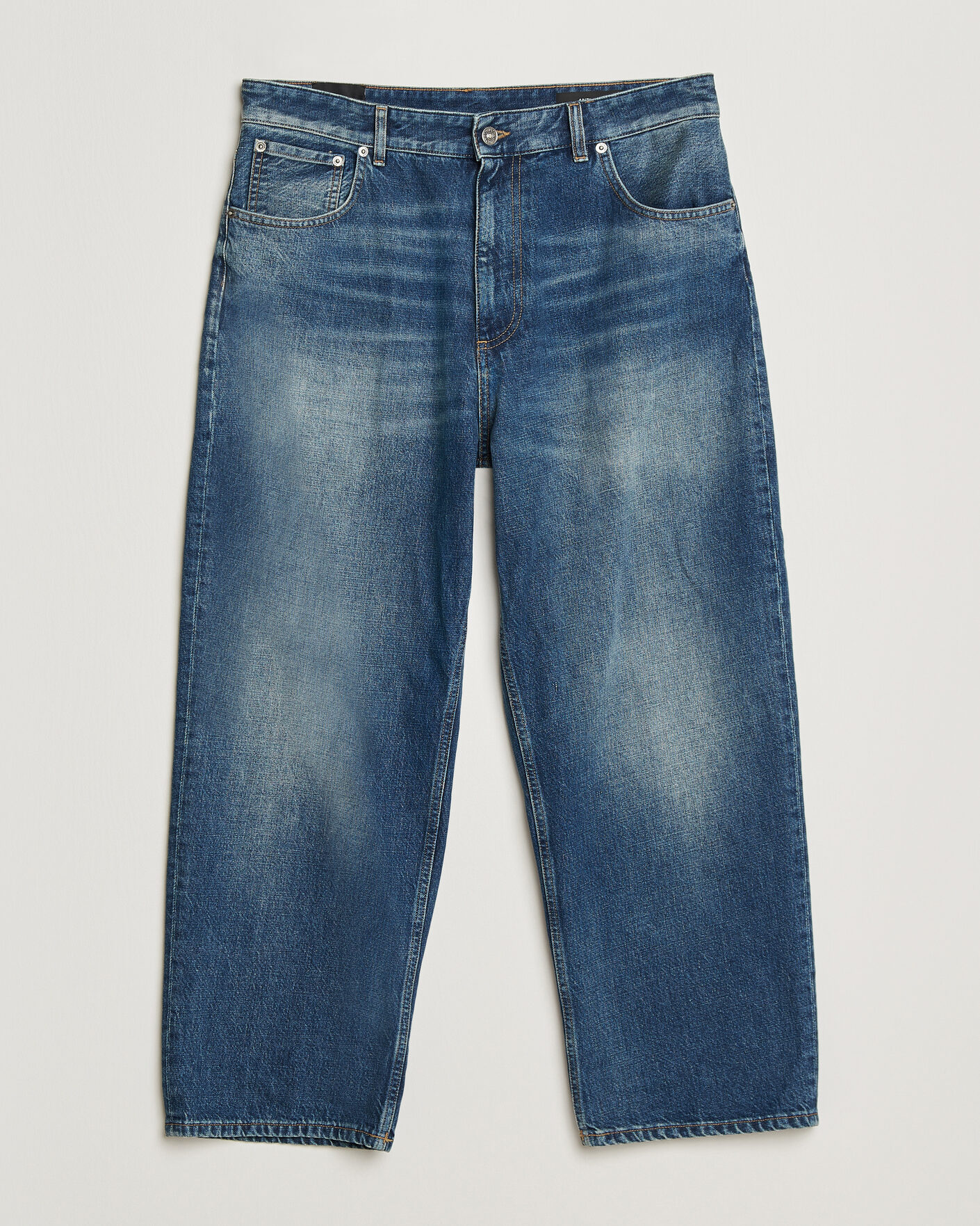 Herre | Skjorter | Dondup | Anthony Loose Fit Jeans Medium Blue