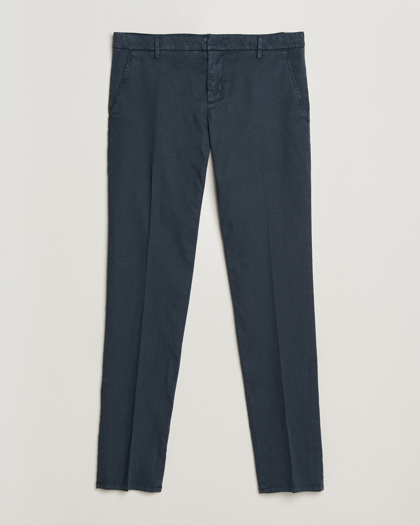 Herre | Bukser | Dondup | Spiritisimo Linen Stretch Chinos Navy