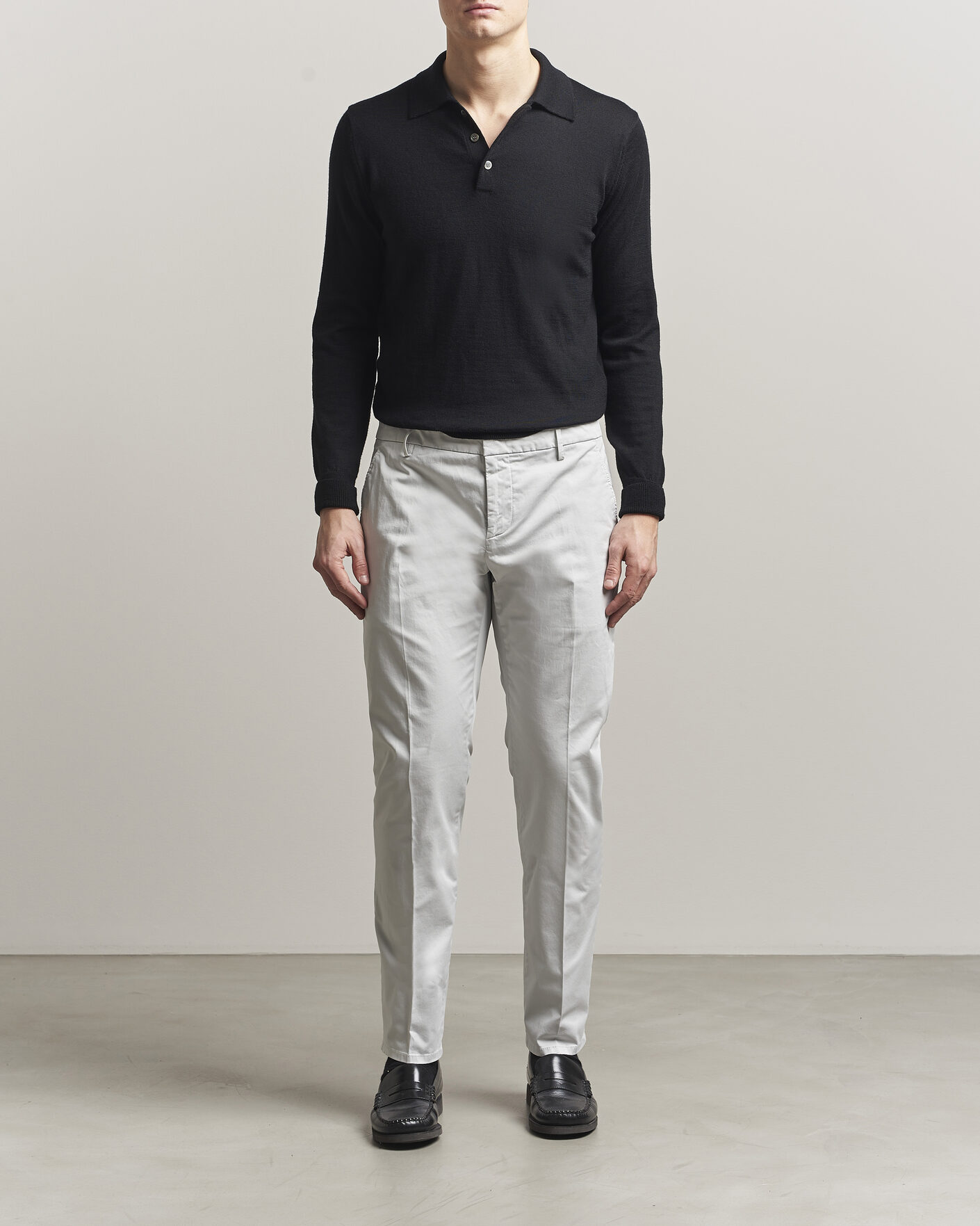 Herre | Bukser | Dondup | Spiritisimo Cotton Chinos Light Grey