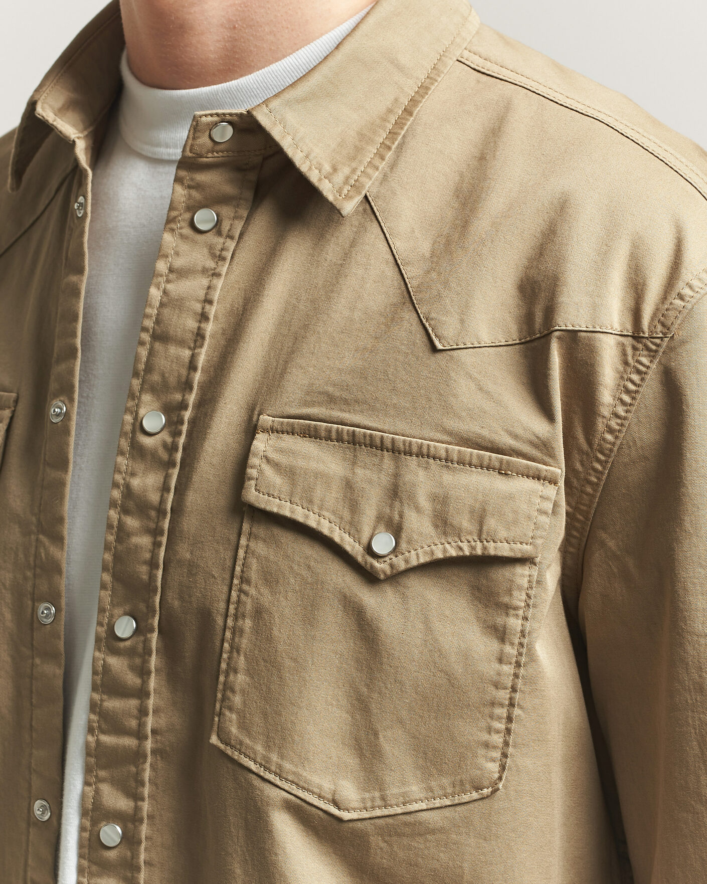 Herre | Skjorter | Dondup | Regular Fit Shirt Beige