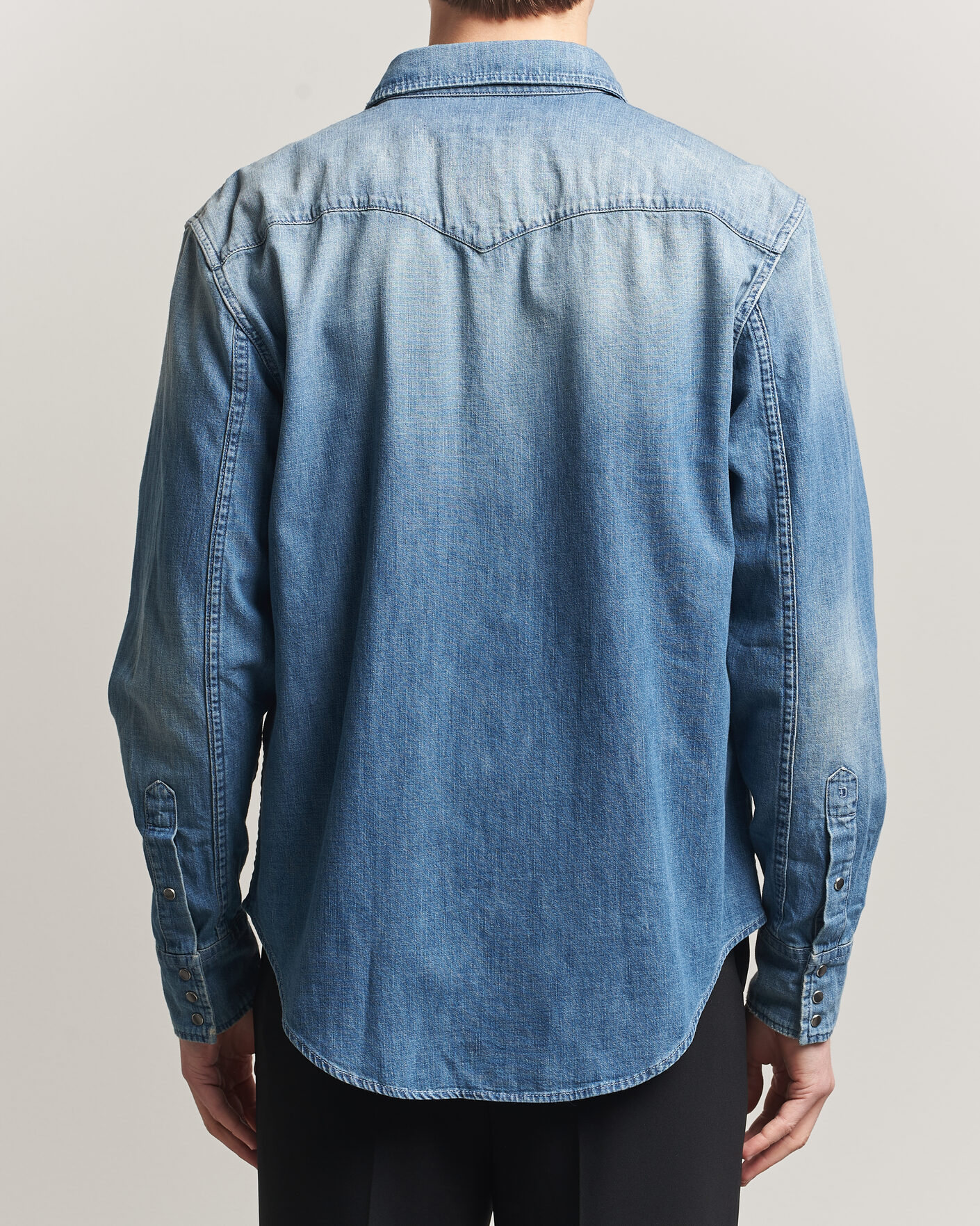 Herre | Skjorter | Dondup | Regular Fit Denim Shirt Medium Blue