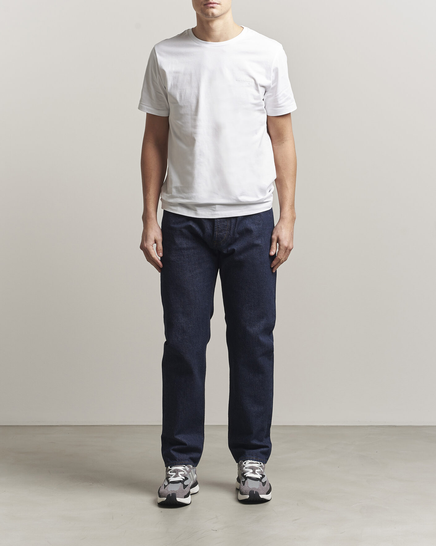 Herre | T-Shirts | Dondup | Logo Crew Neck T-Shirt White